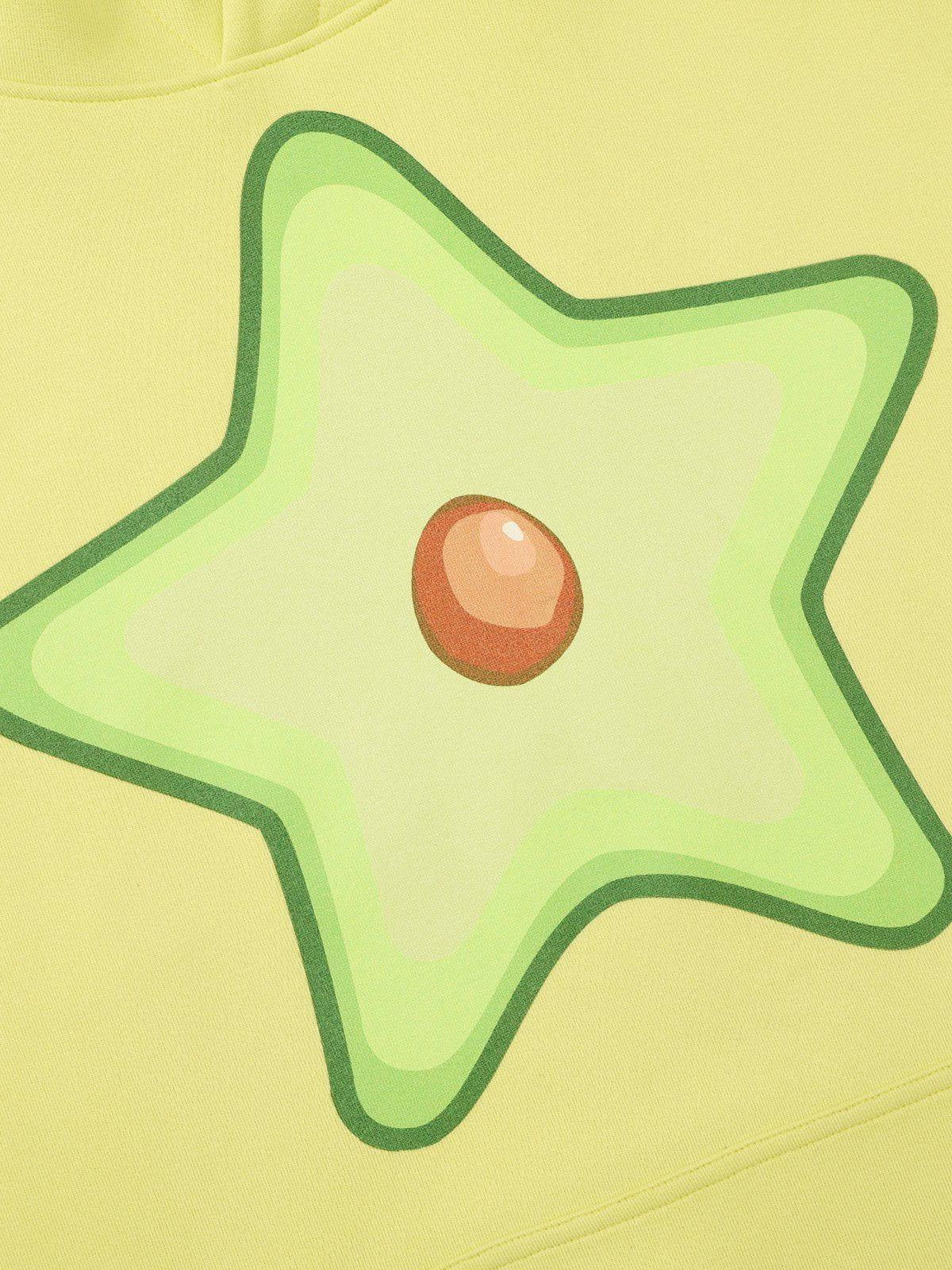 Aelfric Eden Avocado Eden Star Pullover Hoodie Product Image