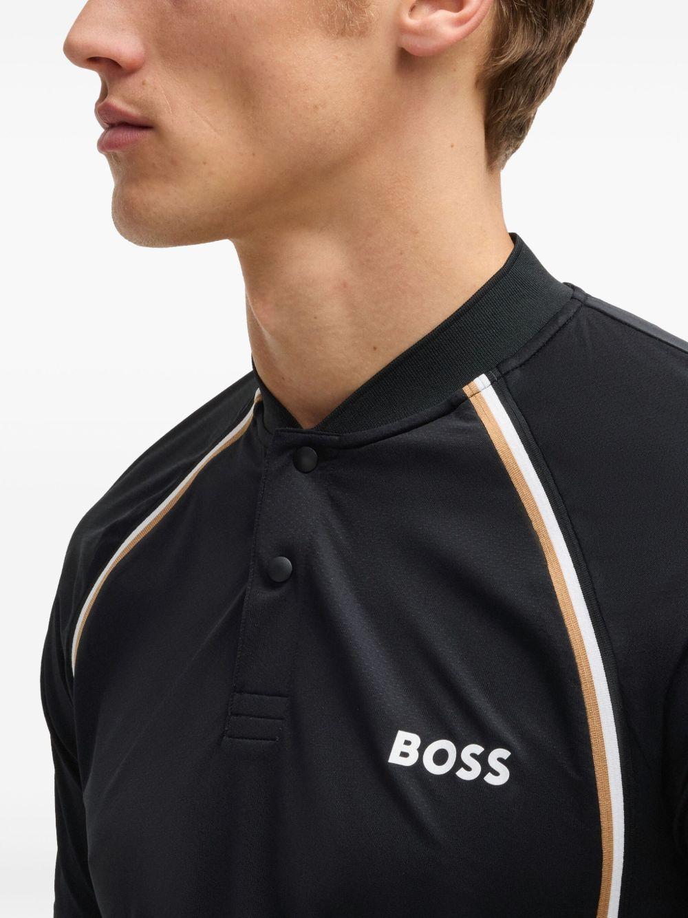 logo-print polo shirt  Product Image