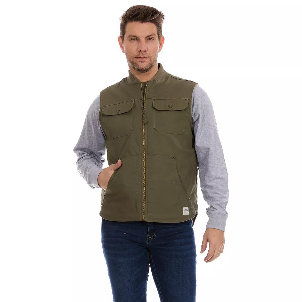 Men's Bass Creek Outfitters® Duck Canvas Vest,  Product Image