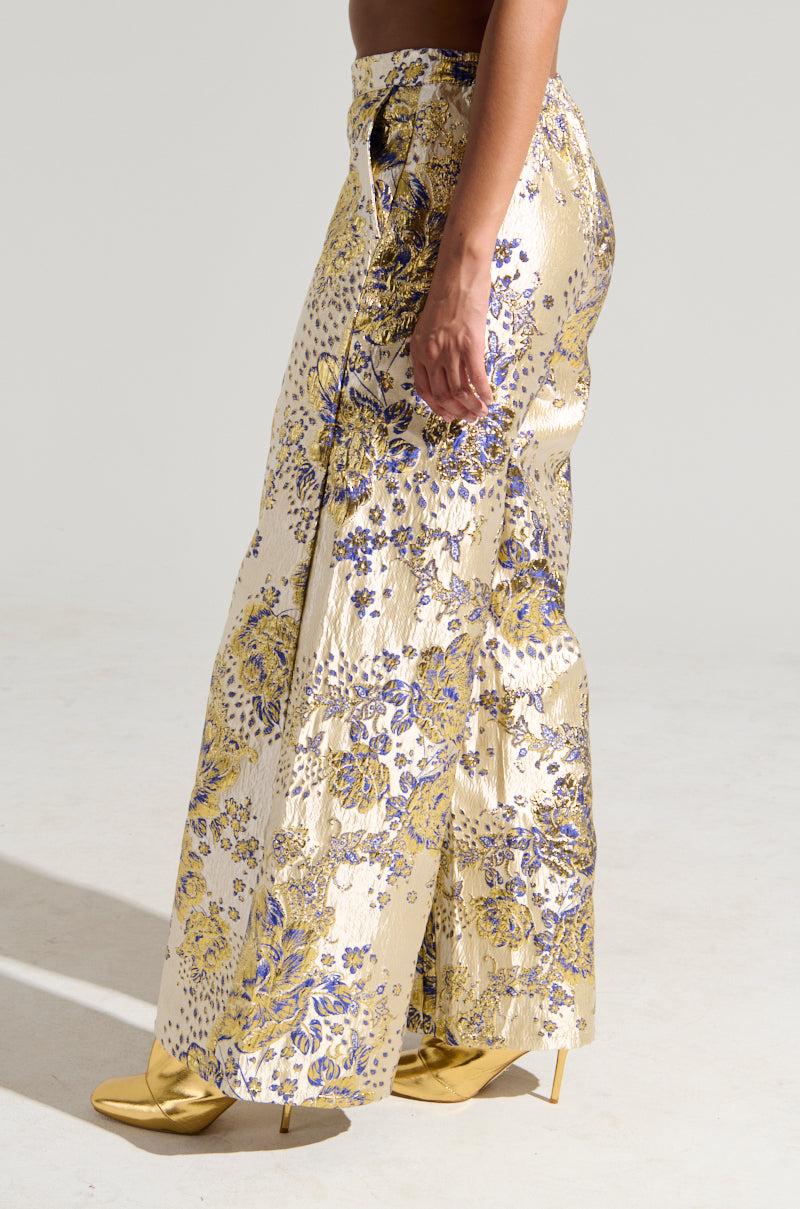 GOLDIE BROCADE TROUSER Product Image