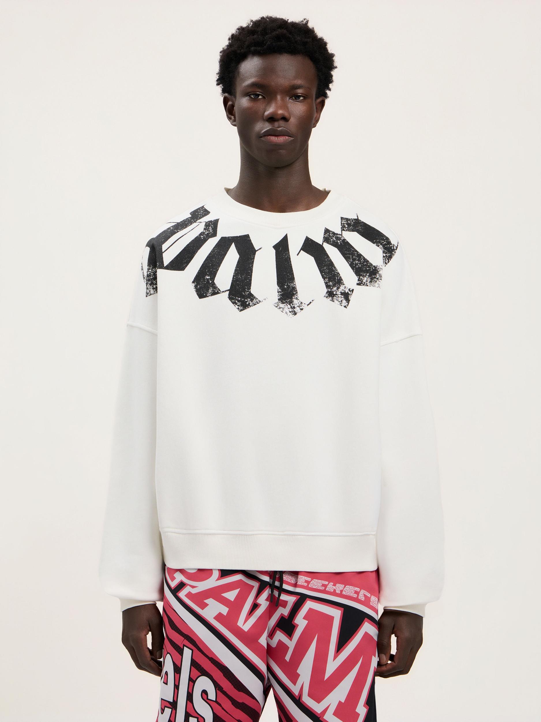 Big Neck Logo Loose Sweatshirt Product Image