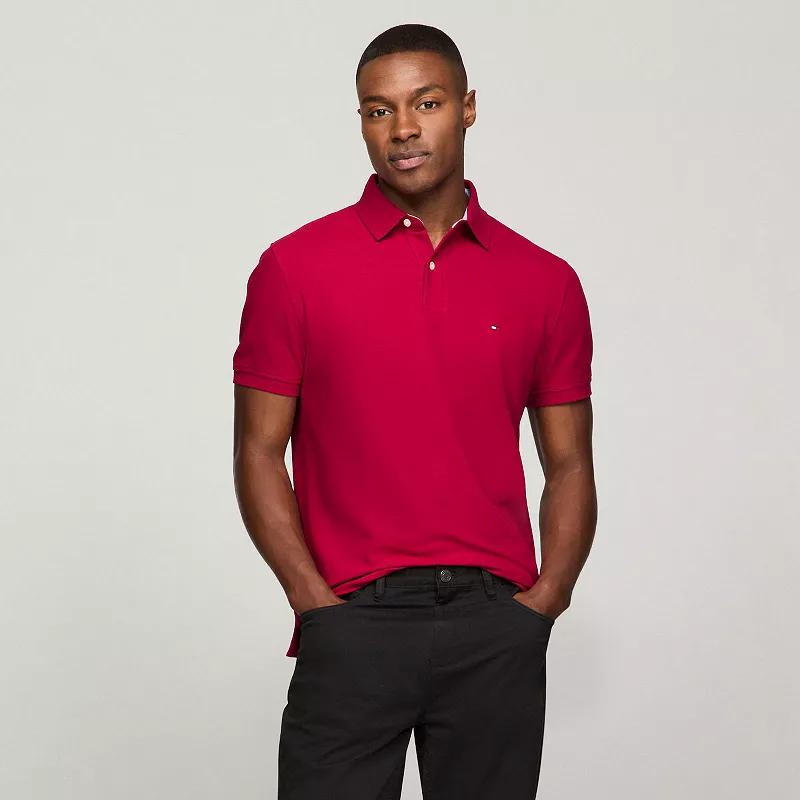 Men's Tommy Hilfiger Justin Polo, Size: Medium, Royal Pink Product Image