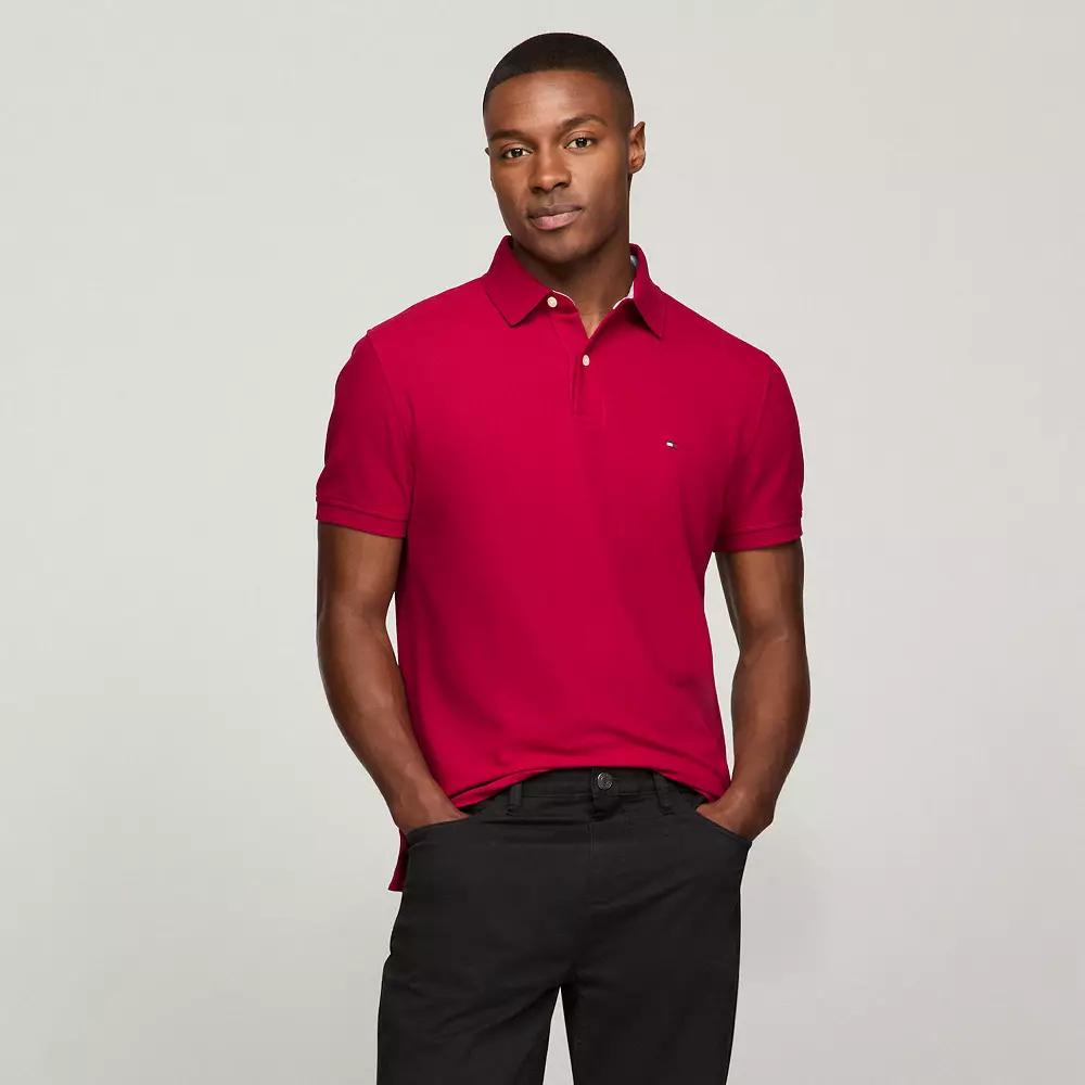 Men's Tommy Hilfiger Justin Polo, Size: Medium, Royal Pink Product Image