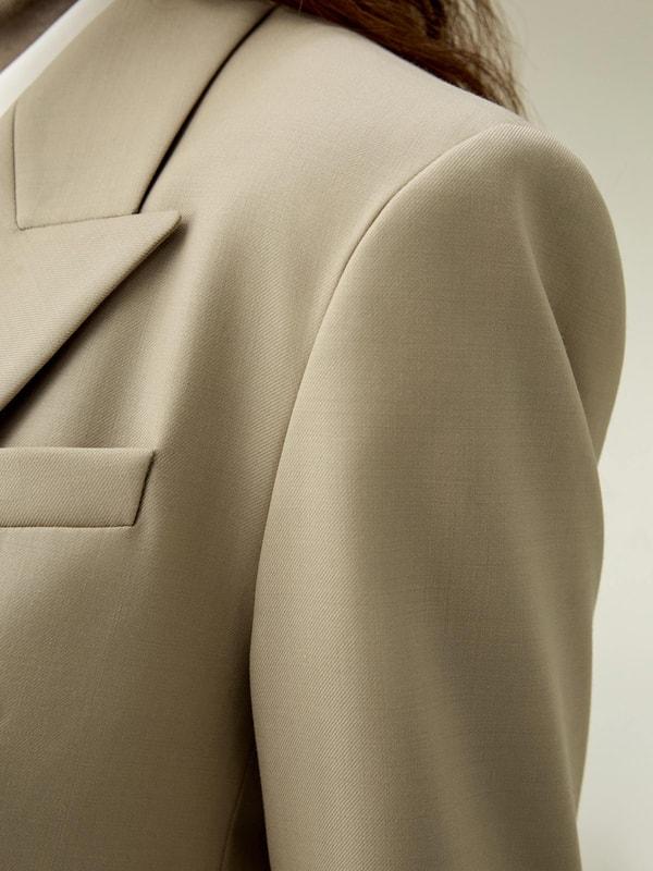 Modern Beauty Silk Wool Blazer Product Image