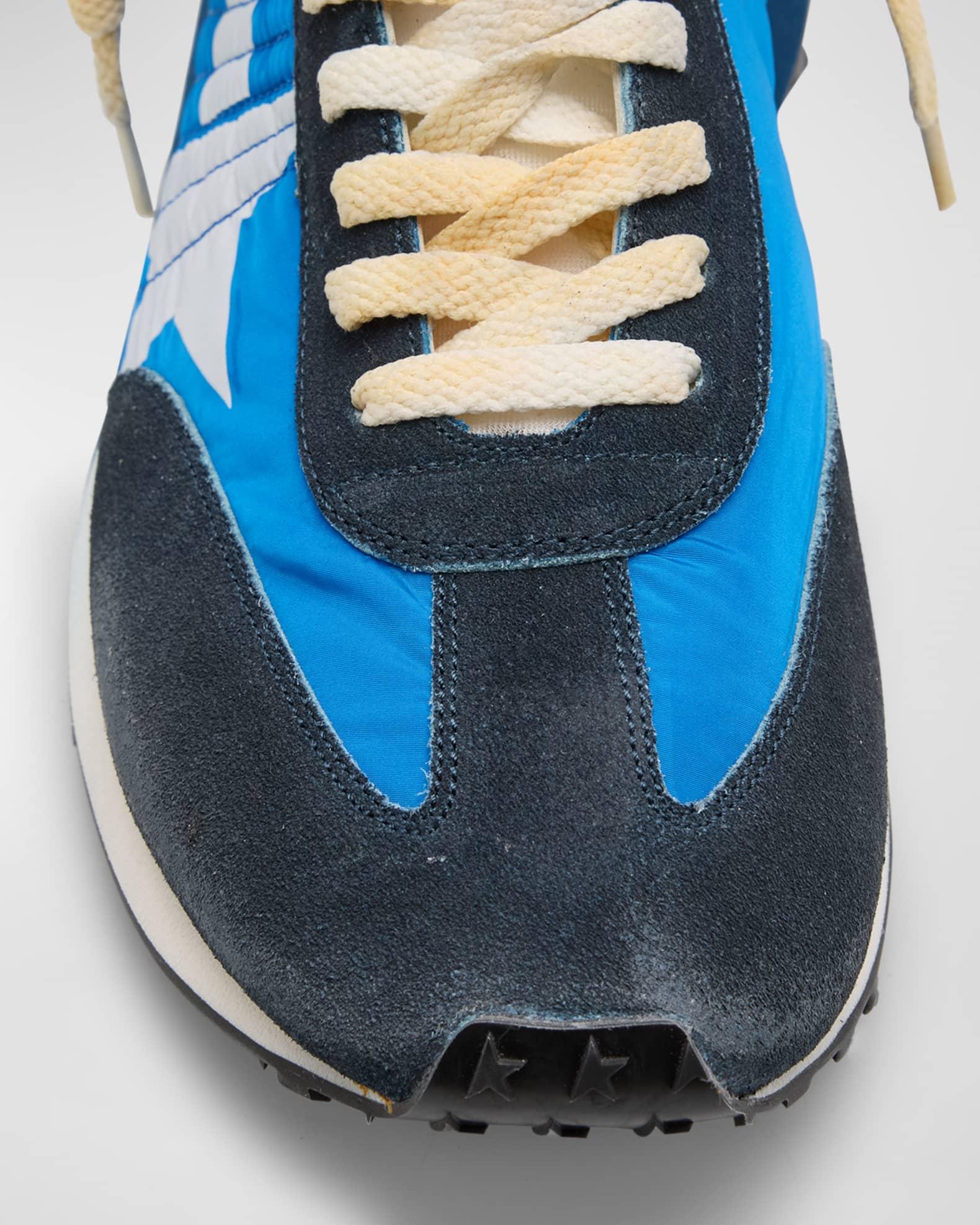 Men's Marathon Nylon and Suede Low-Top Sneakers Product Image