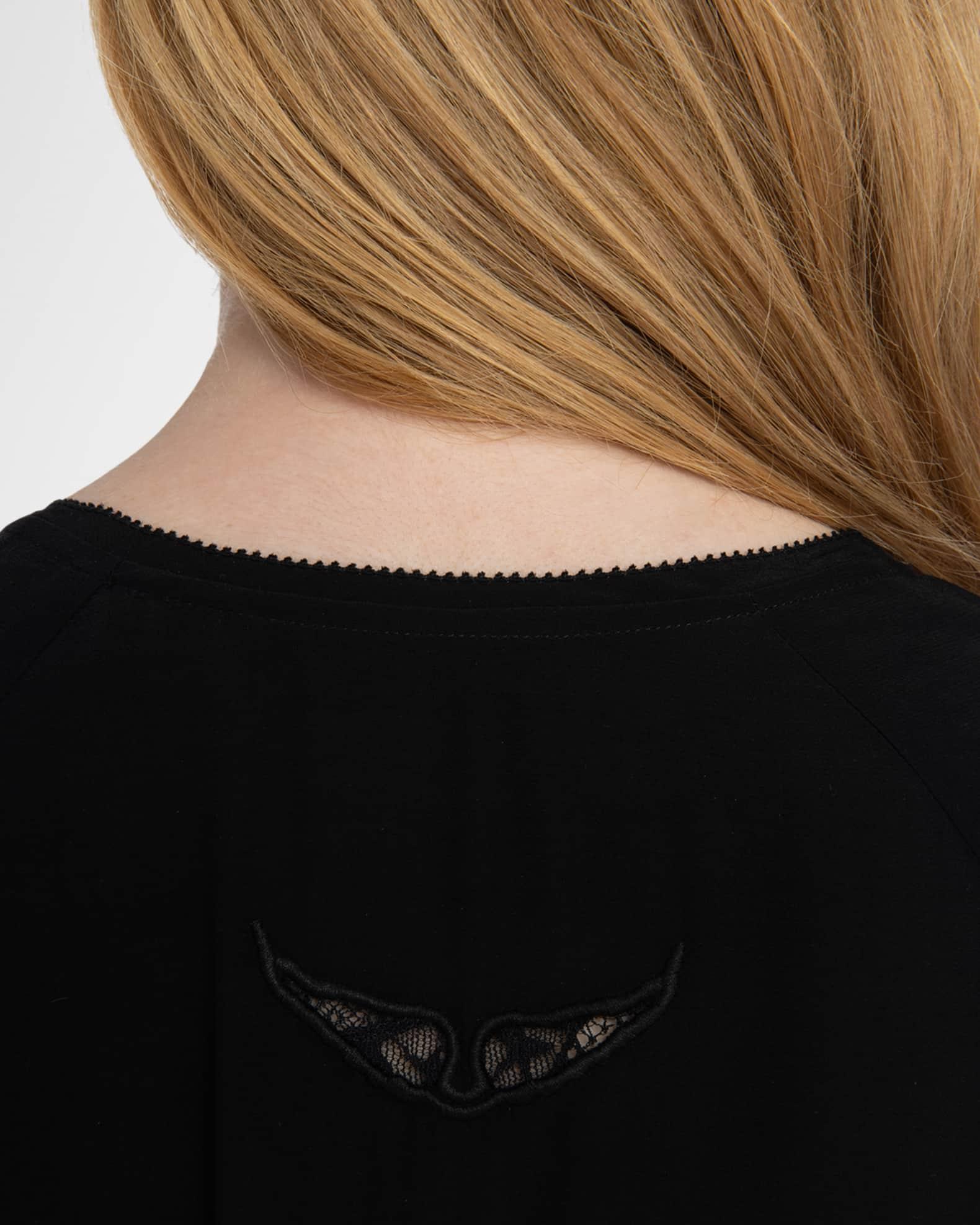 Rinas Lace-Up Midi Dress Product Image