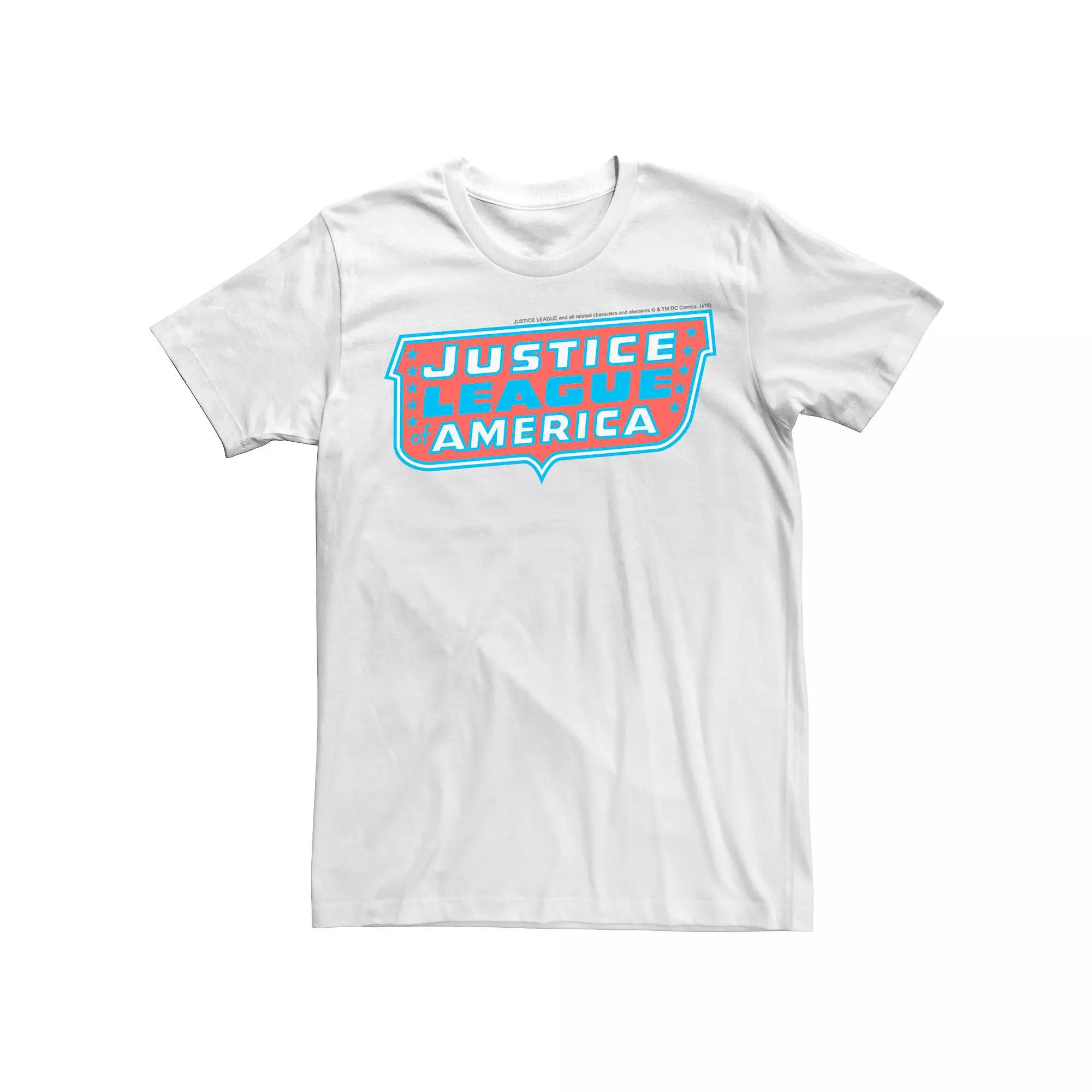 Men's Justice League Retro Logo Tee,  Product Image