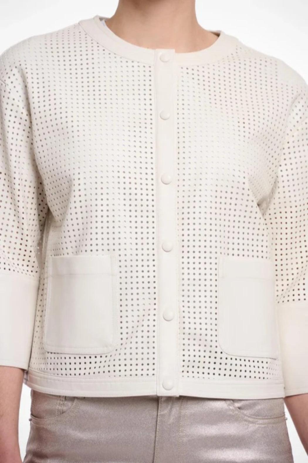 Faux Leather Birch Jacket Product Image