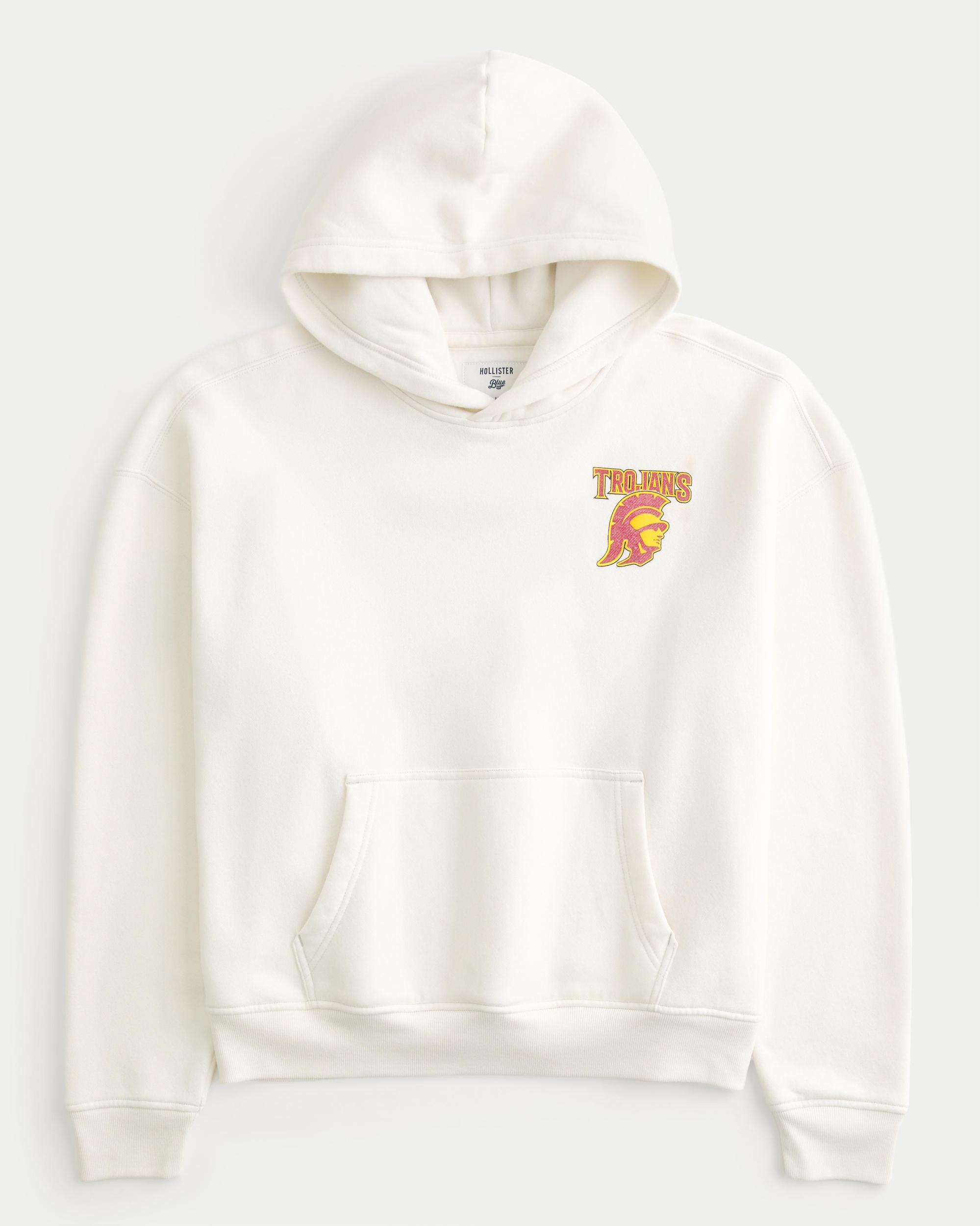 Boxy UConn Graphic Hoodie Product Image