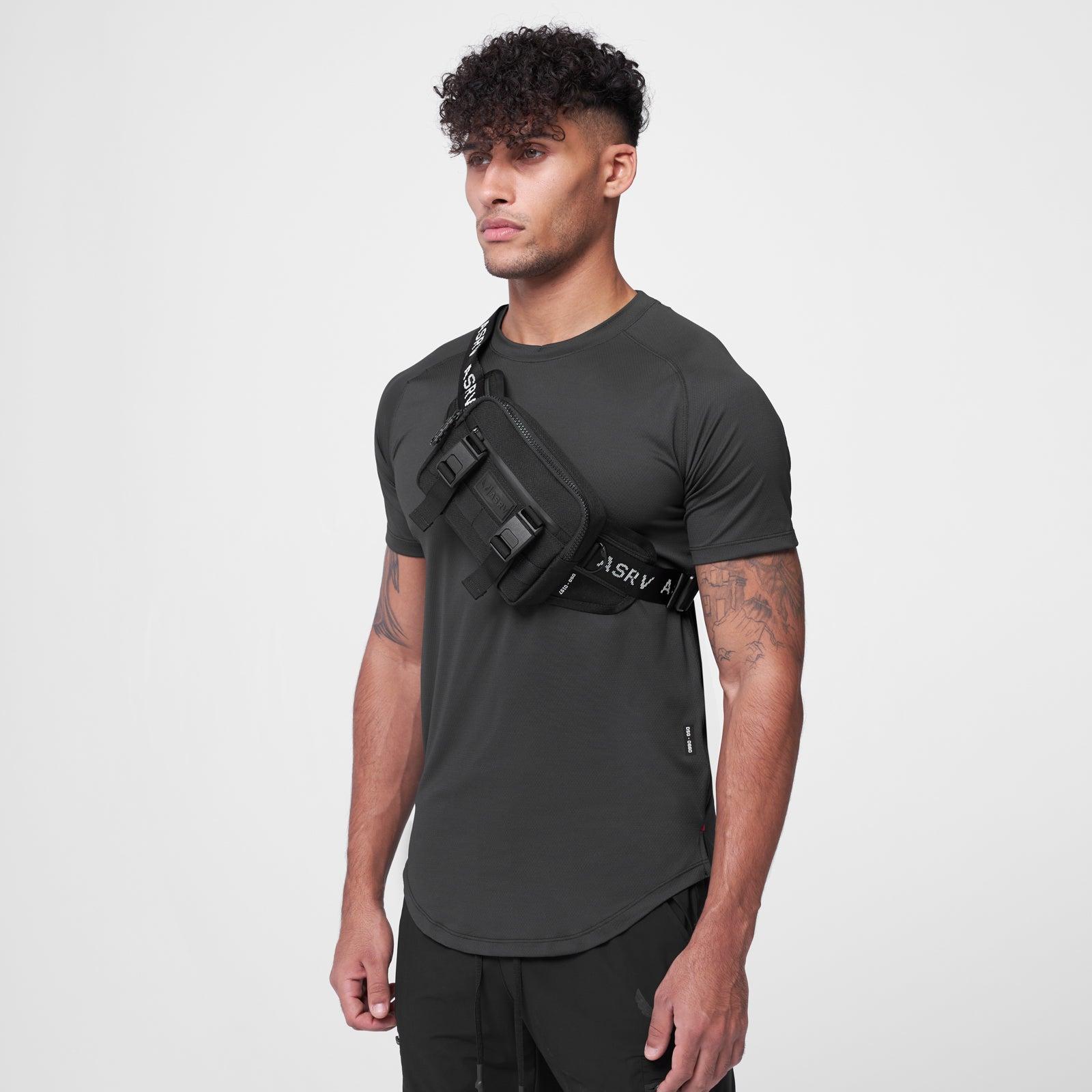 0197. Waterproof Cordura® Small Crossbody Bag - Black Product Image