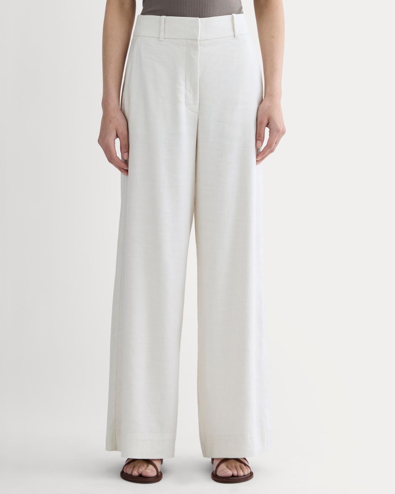 Womens Wide-Leg Pant in Stretch Linen by Everlane Product Image