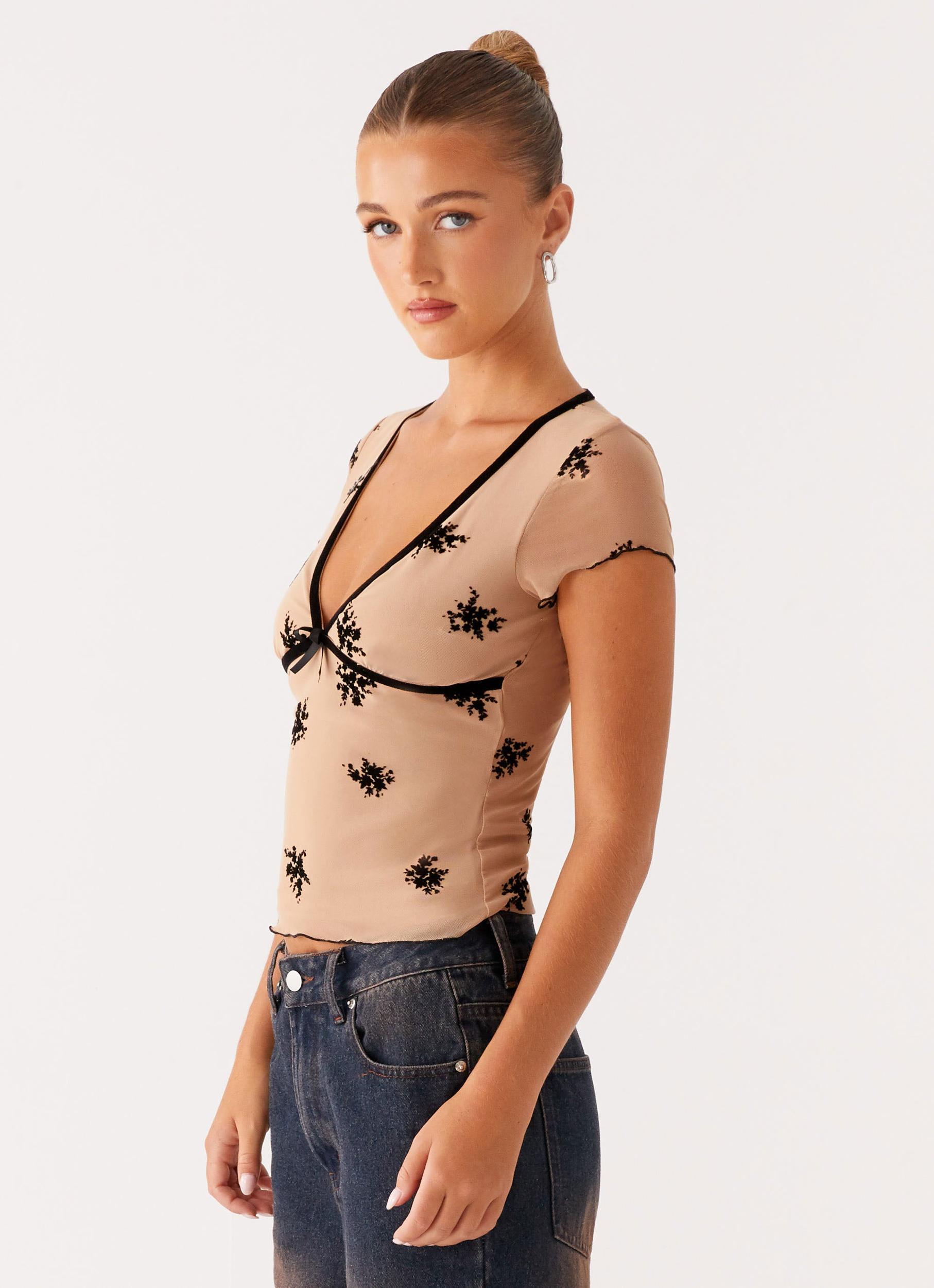 Rocca Top - Nude Product Image