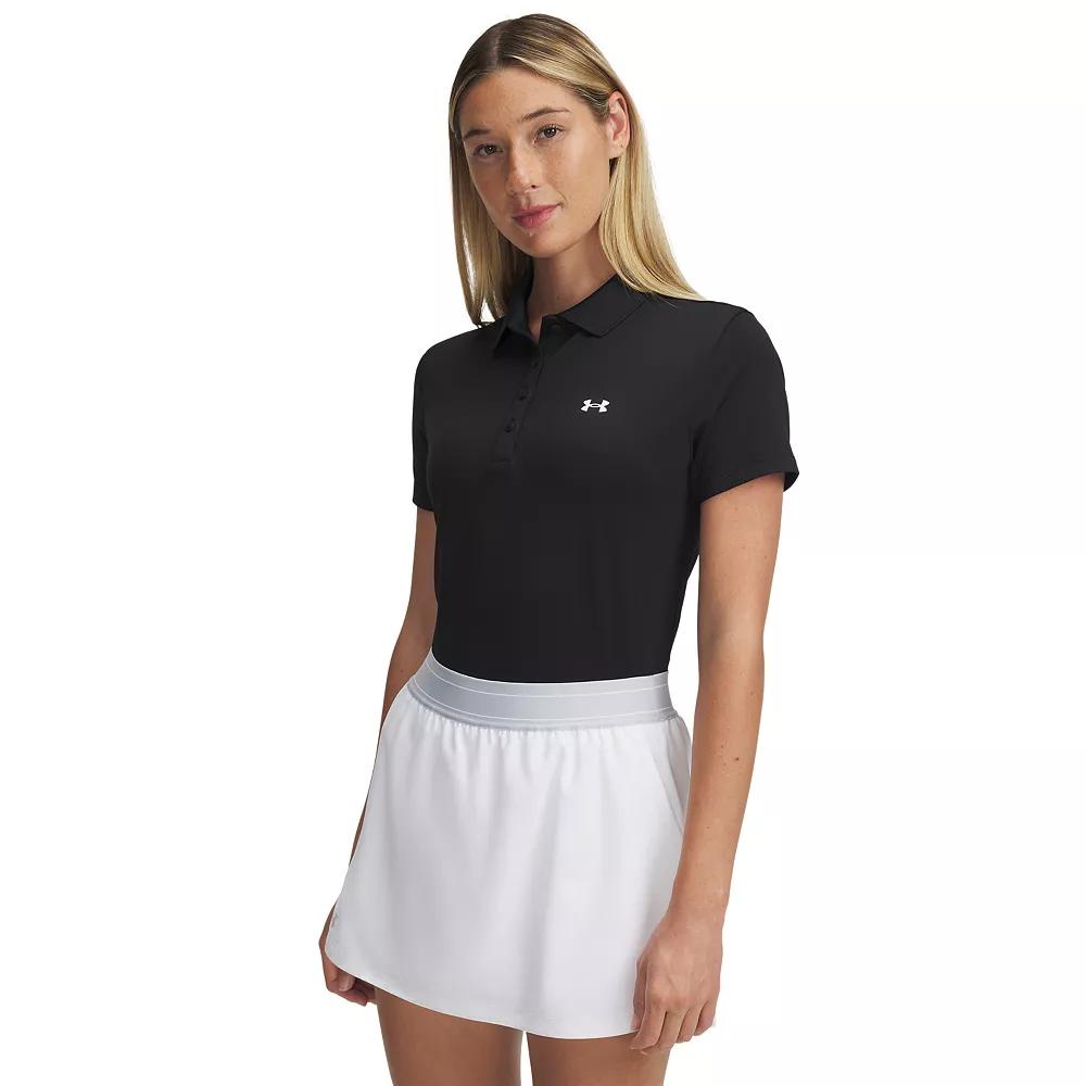 Women's Under Armour Active Short Sleeve Polo, Size: XXL, Prime Pink Product Image