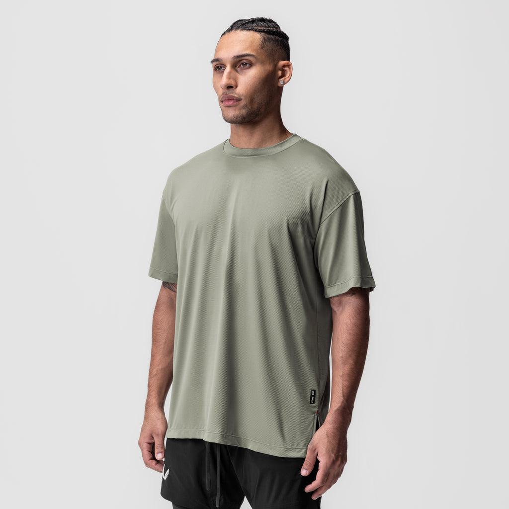 0822. AeroSilver® Oversized Tee - Sage Product Image