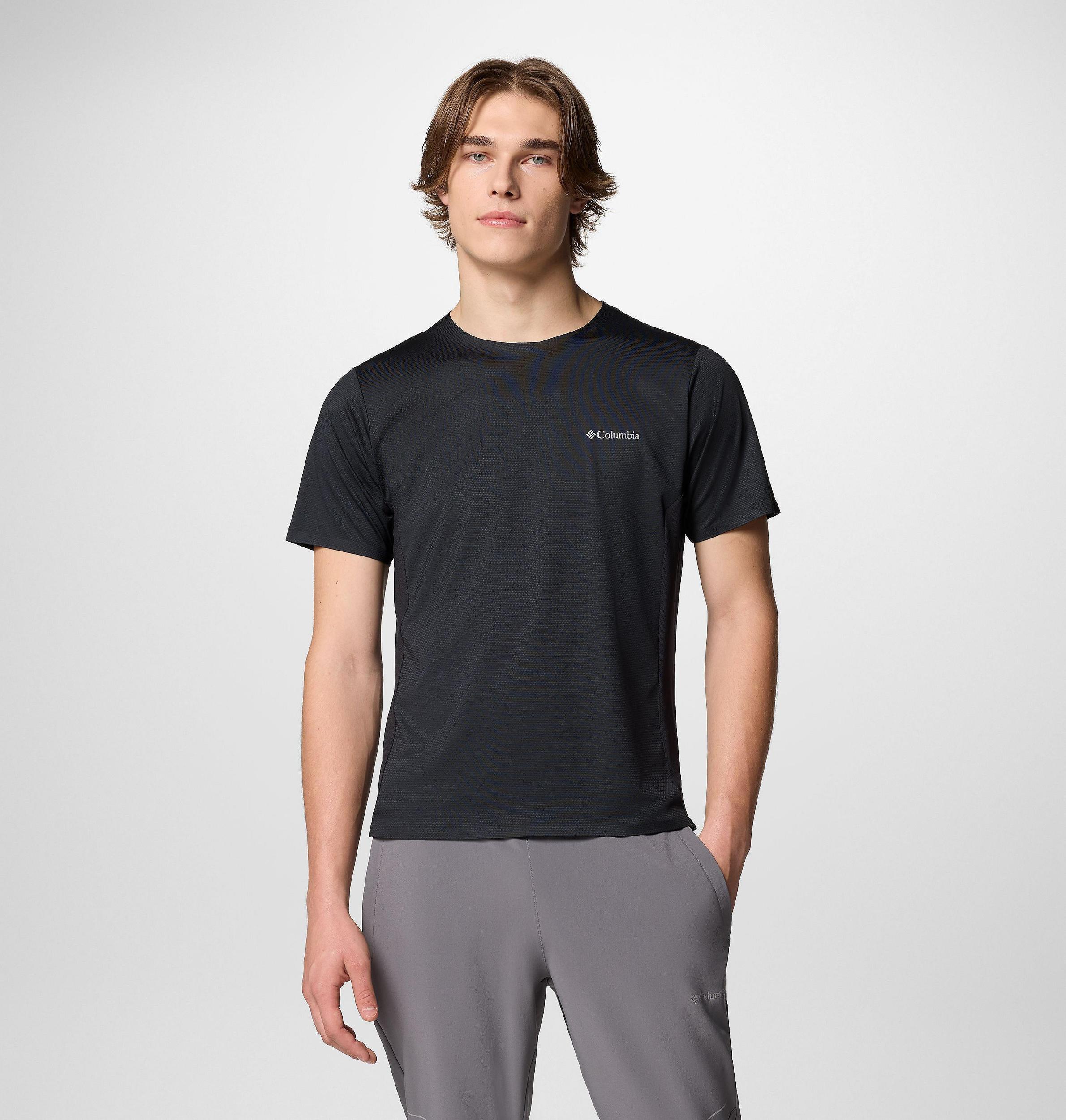 Columbia Mens Three Pitch Short Sleeve Crew- Product Image