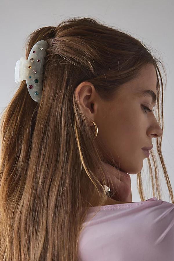 Jewel Rhinestone Claw Clip Womens at Urban Outfitters Product Image