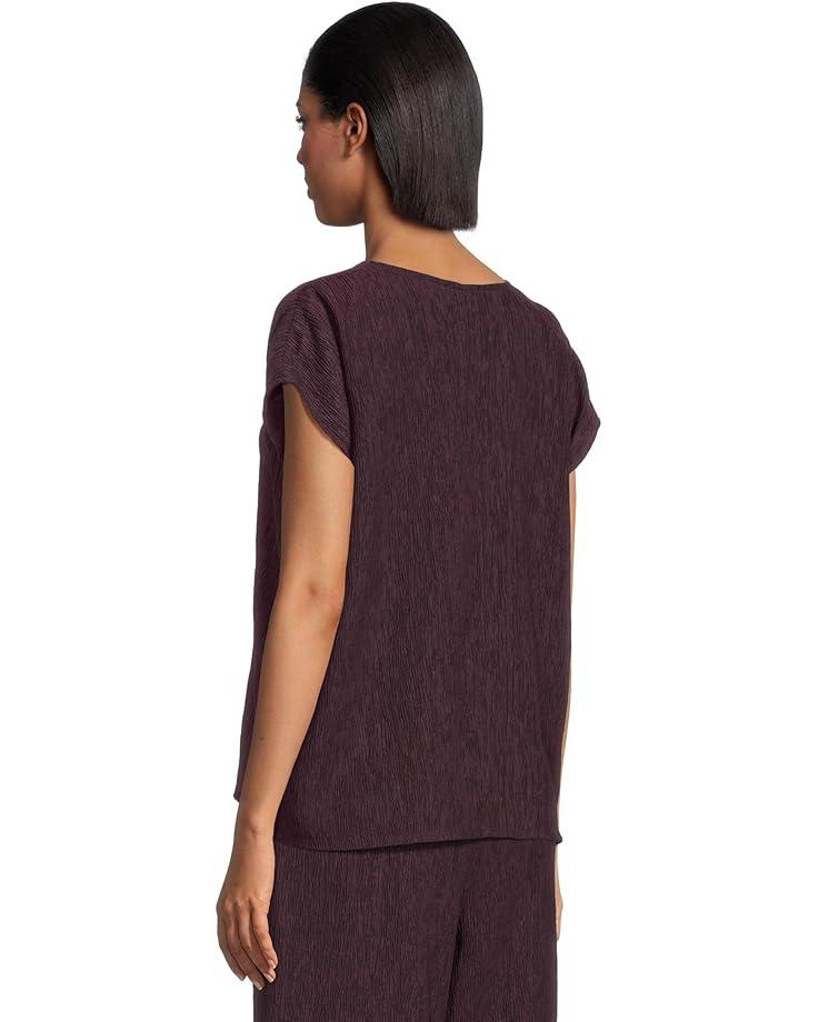 Textured Satin V-neck Dress Product Image
