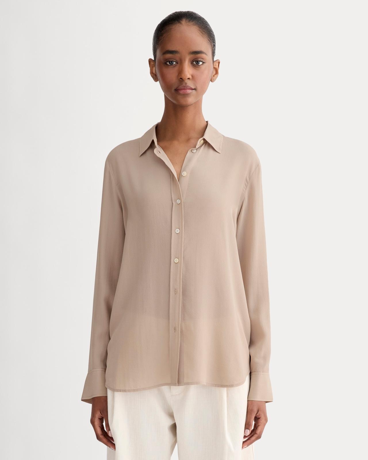 Womens Must-Have Shirt in Washable Silk by Everlane Product Image