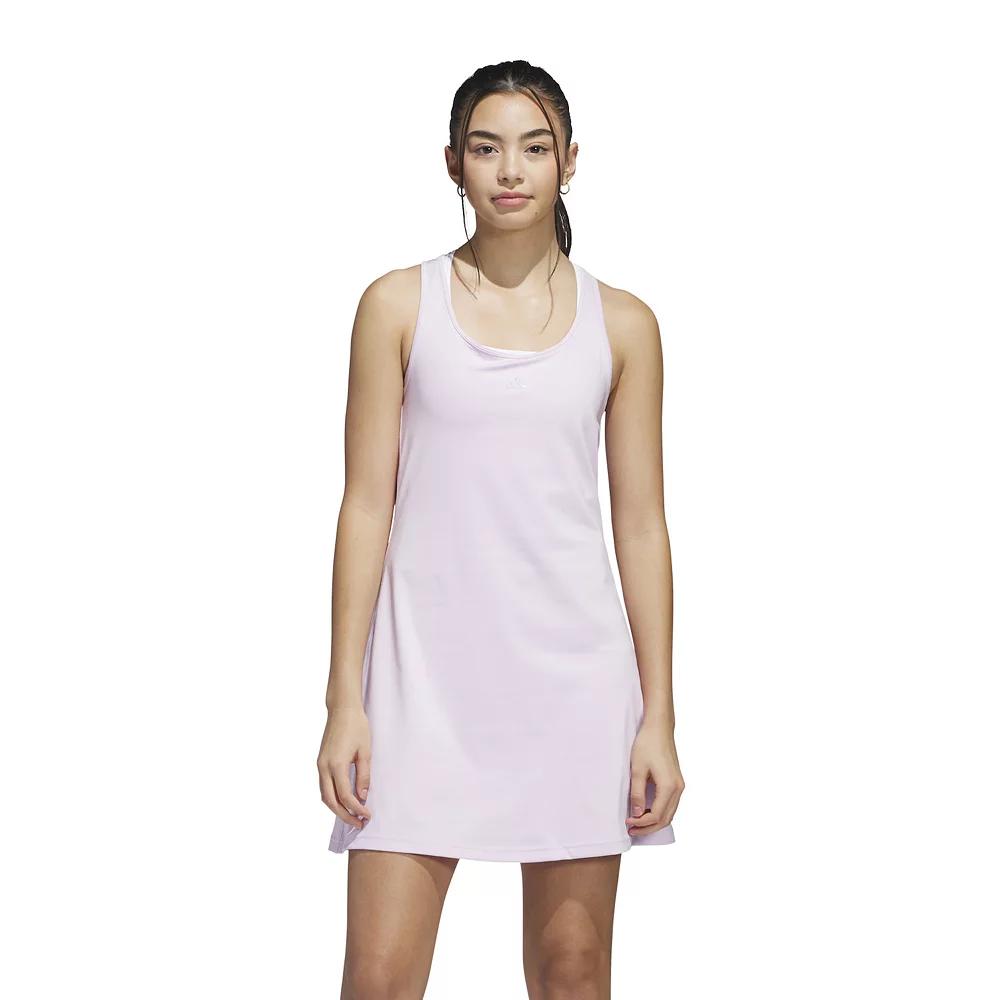 Women's adidas Essential Summer Training Dress, Size: Medium, Ice Purple Product Image