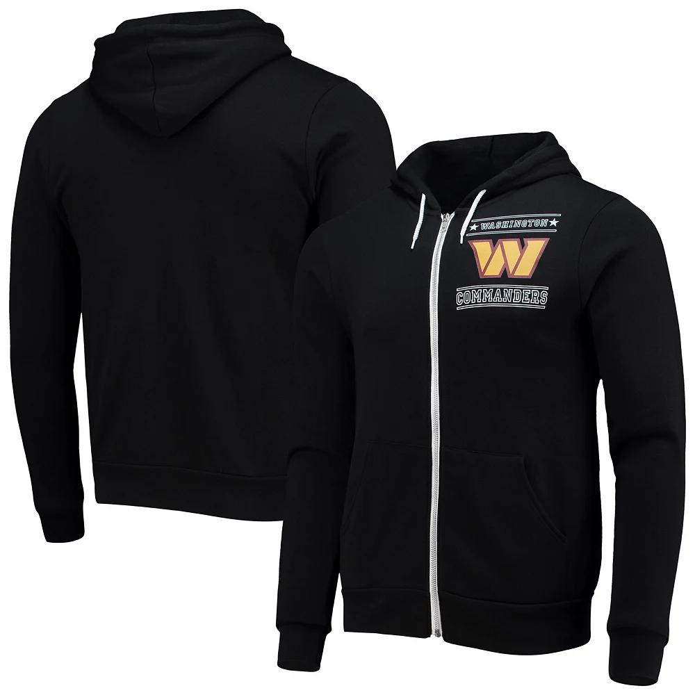 Men's NFL x Darius Rucker Collection by Fanatics Black Washington Commanders Sponge Fleece Full-Zip Hoodie,  Product Image