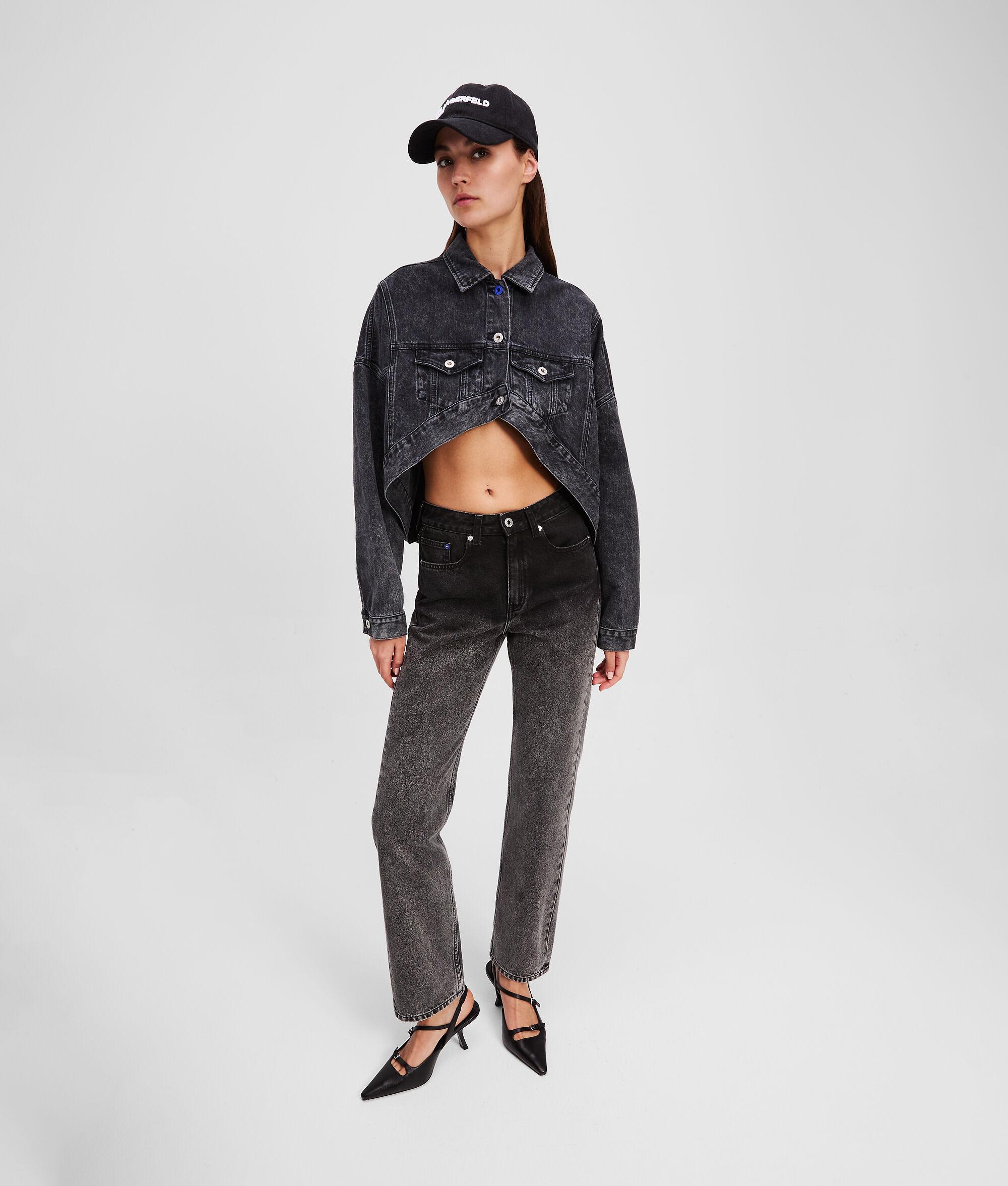 OMBRÉ HIGH-RISE STRAIGHT JEANS Product Image