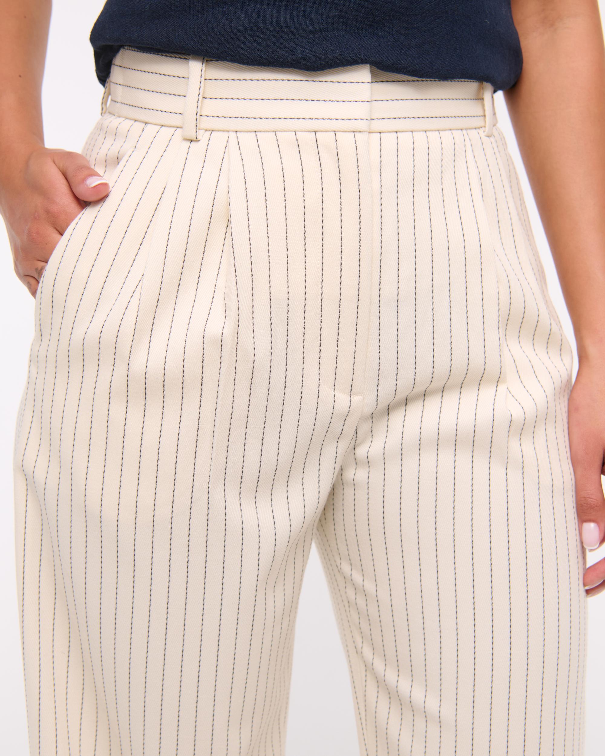 A&F Sloane Tailored Wide Leg Pant Product Image