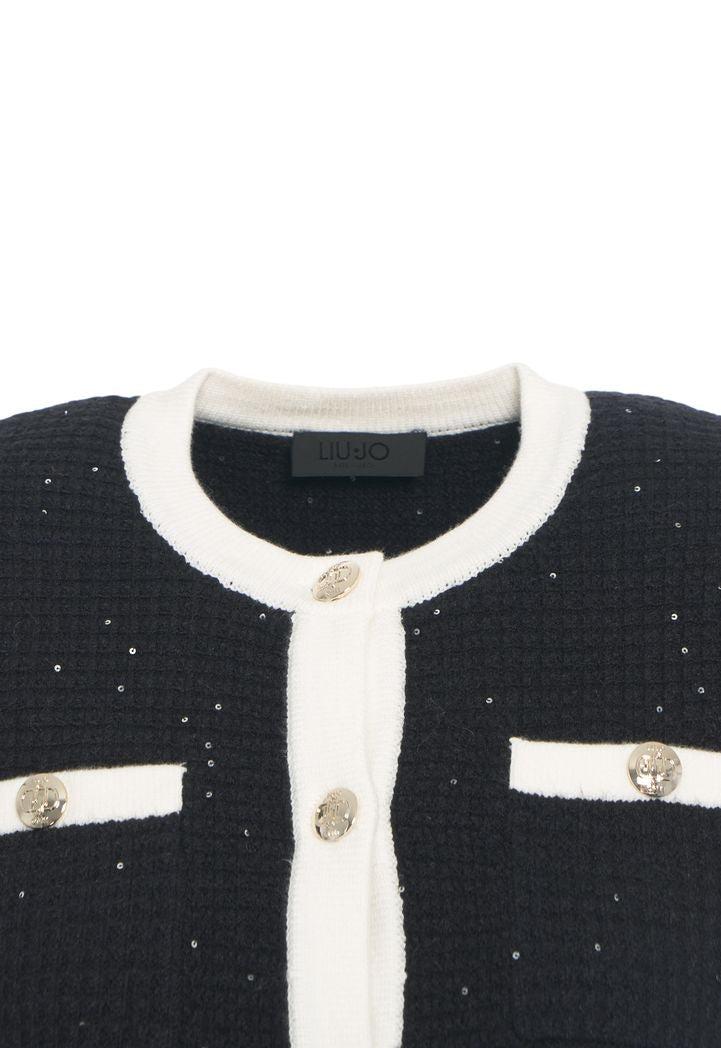 Tweed jacket with glitter Product Image