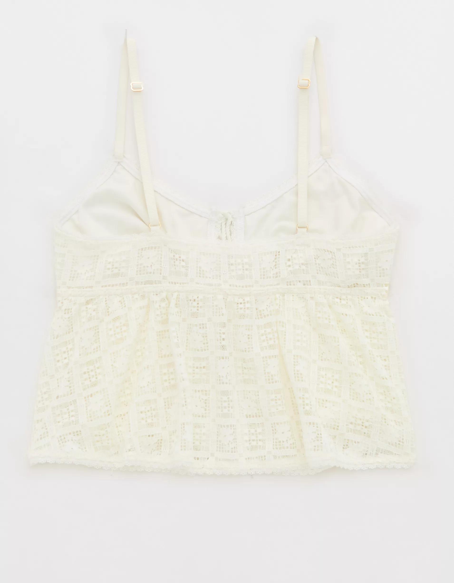 Show Off High Tide Lace Tie Front Tank Top Product Image