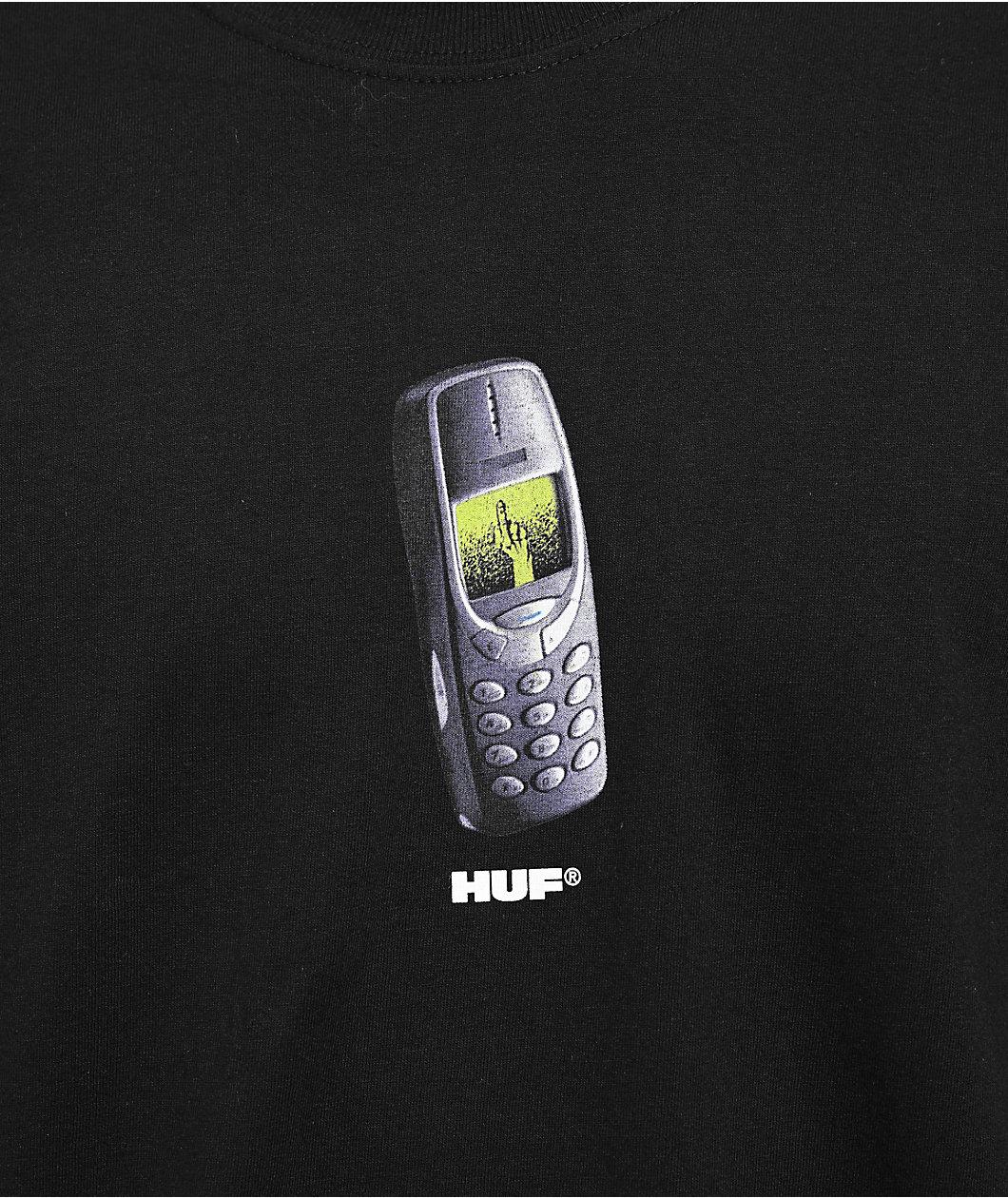 HUF Missed Calls Black T-Shirt Product Image