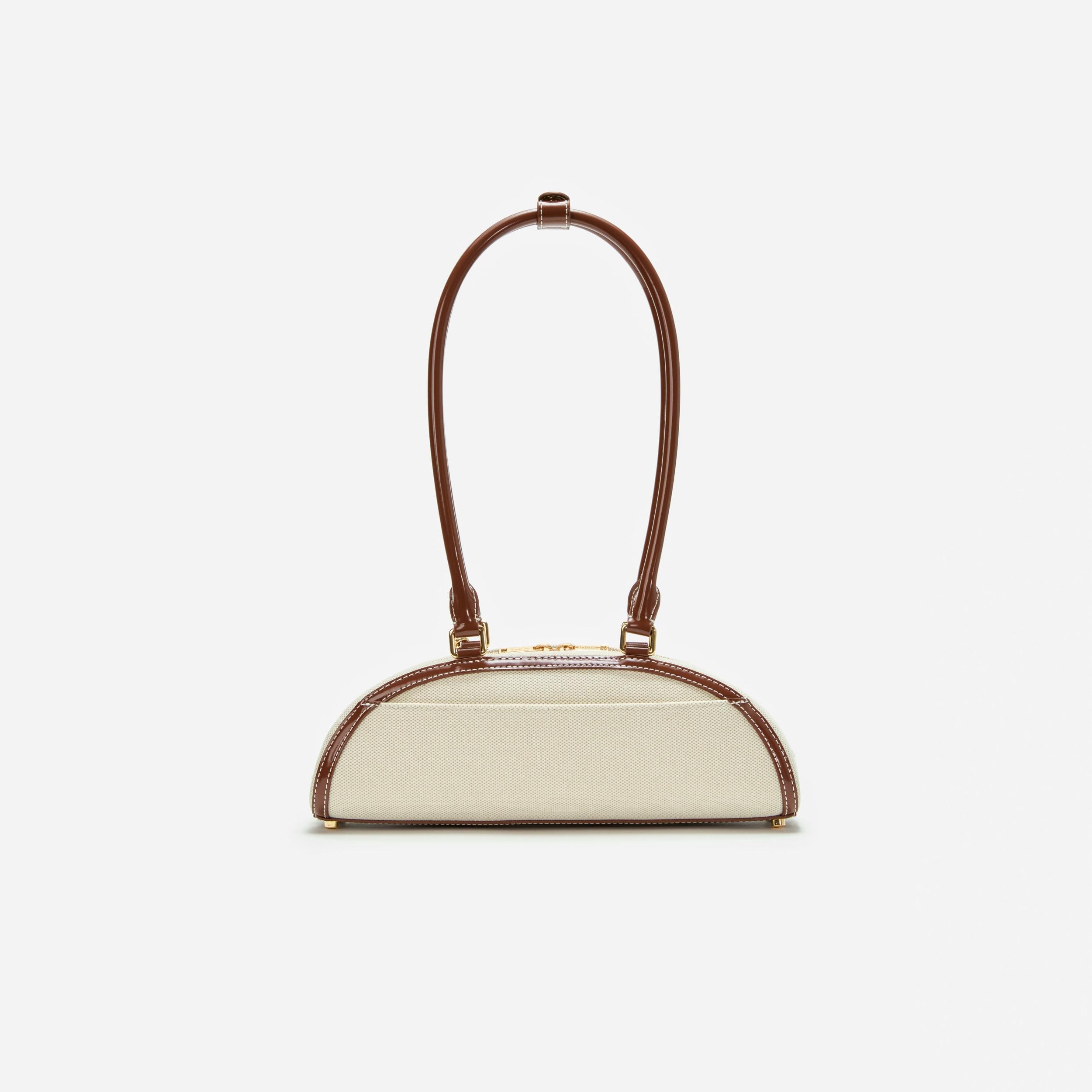 Canvas Curved Shoulder Bag Product Image