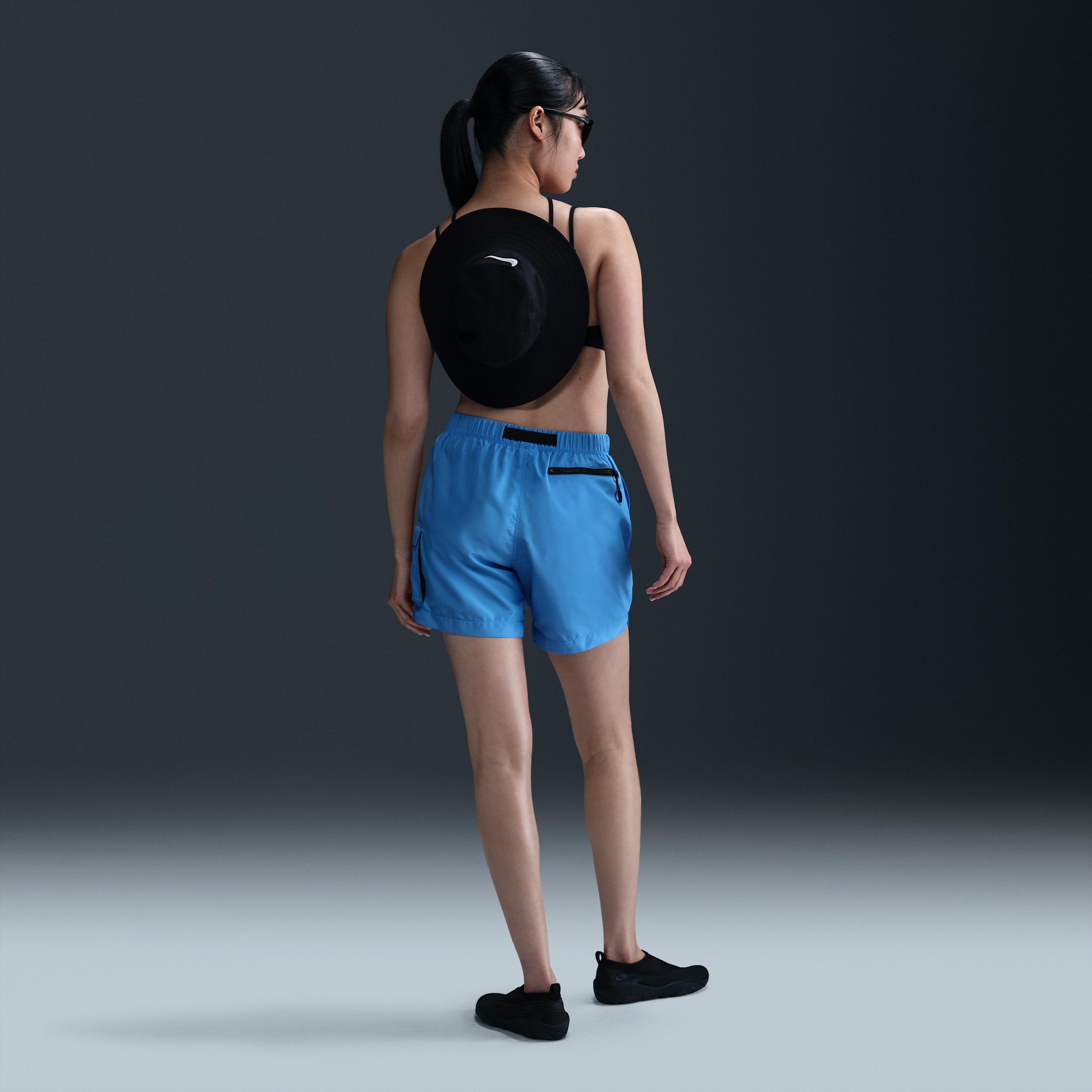 Nike Womens Swim Voyage Cover-Up Shorts | NESSF322-438 Product Image