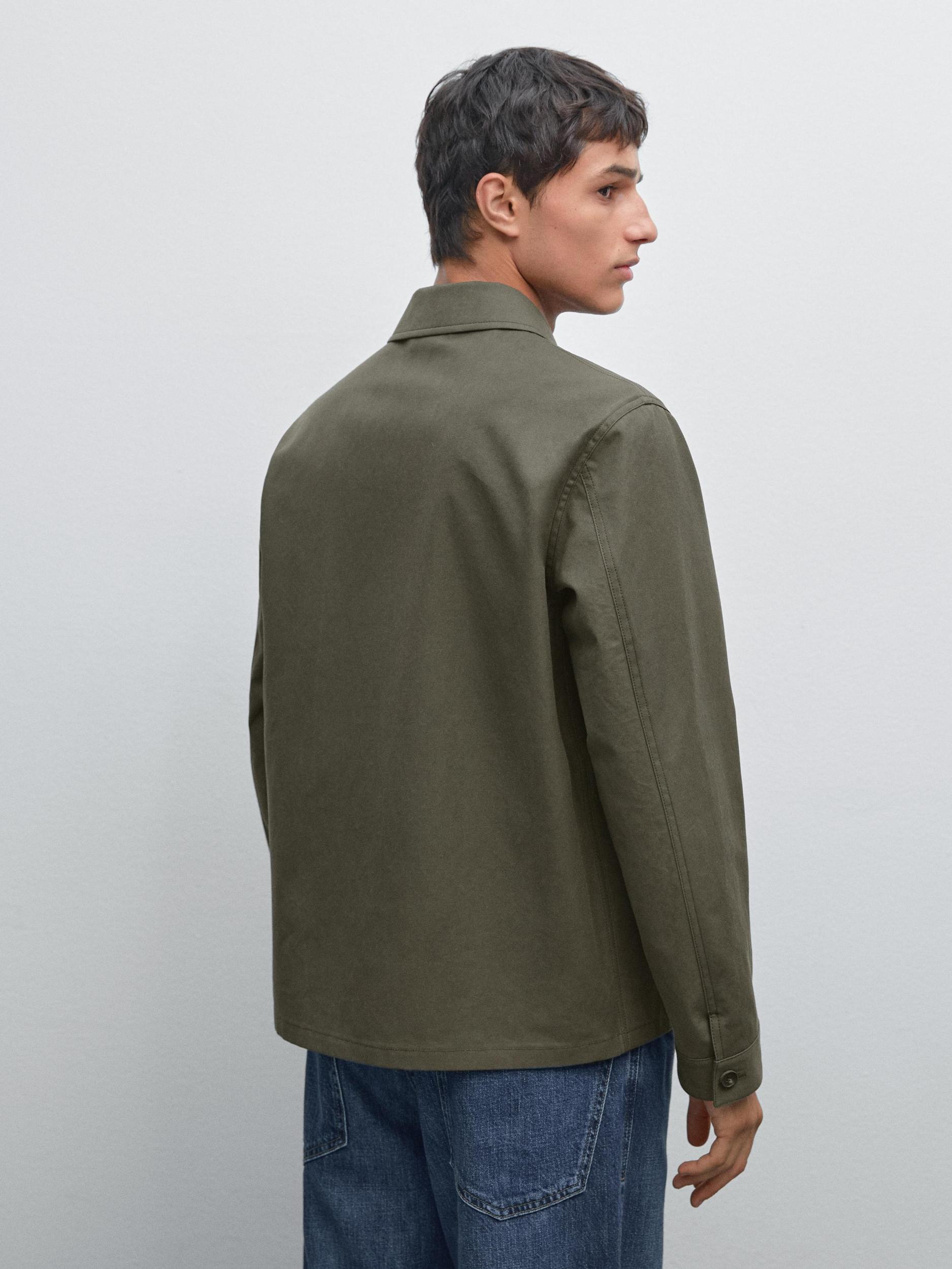 100% cotton maltinto finish jacket Product Image