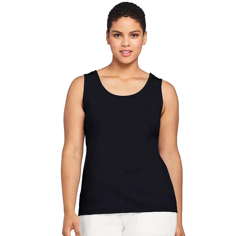 Women's Lands' End Cotton Tank Top,  Product Image