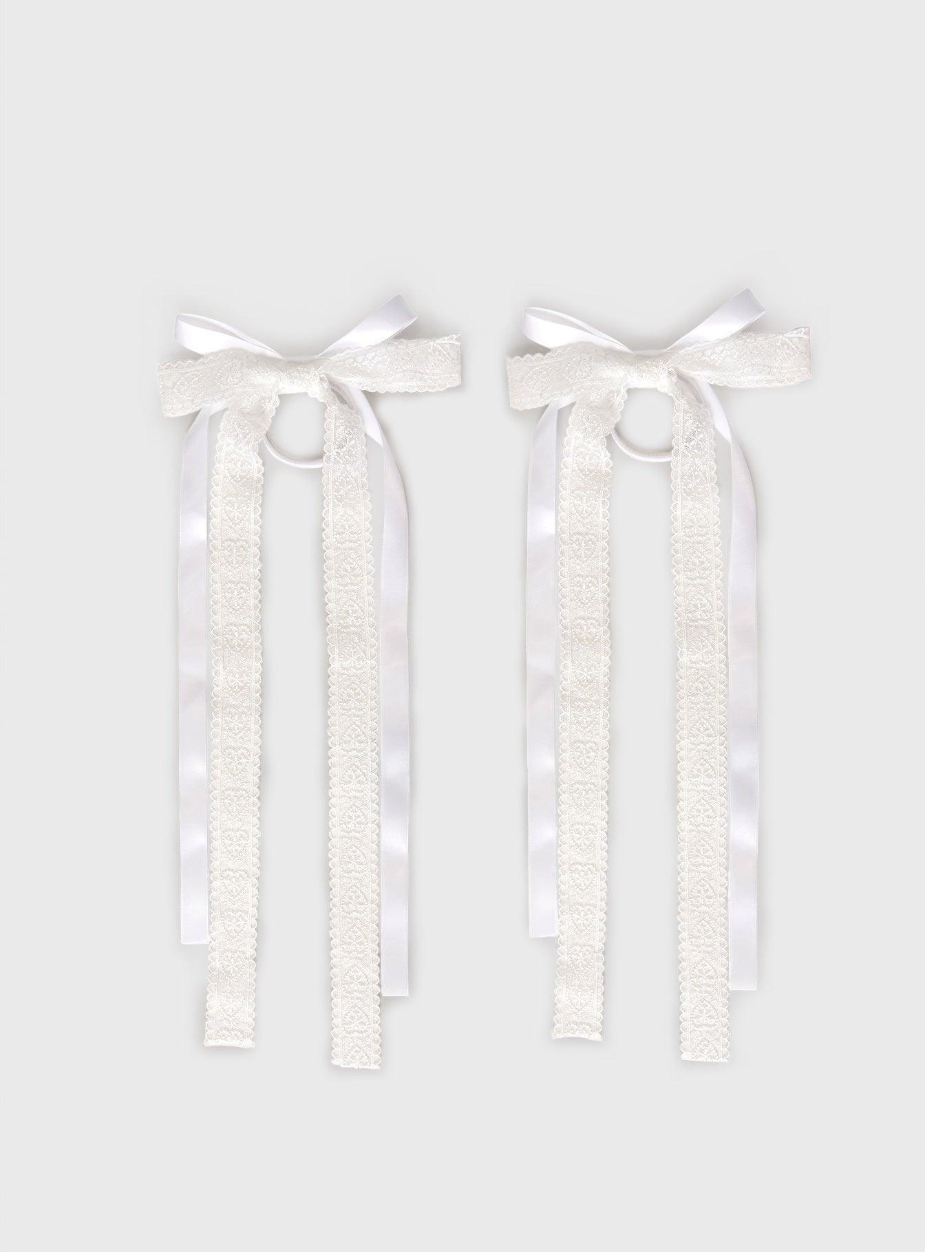 Enriquel Hair Tie Pack White Product Image