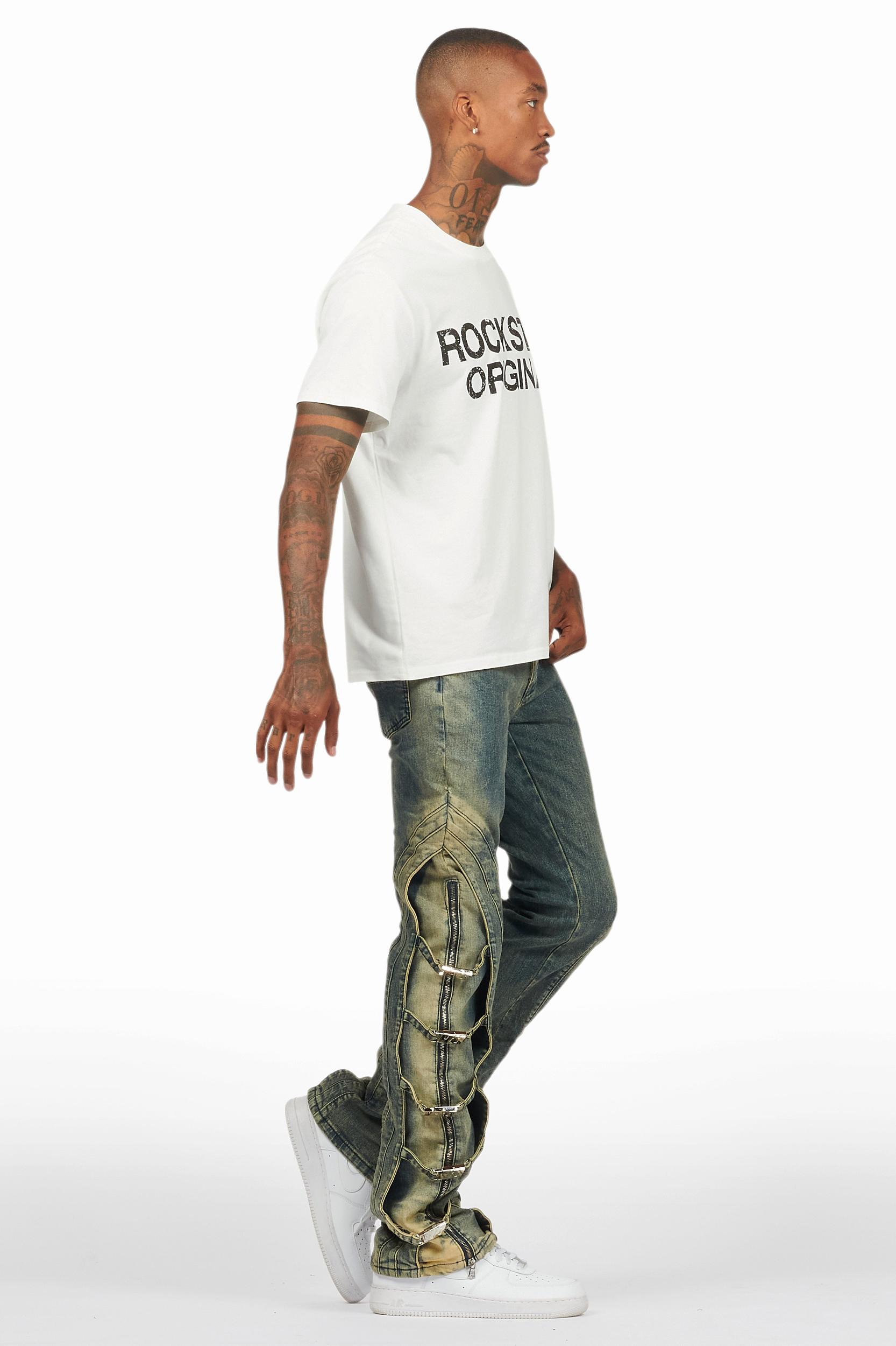 Attila Tint Stacked Flare Jean Male Product Image