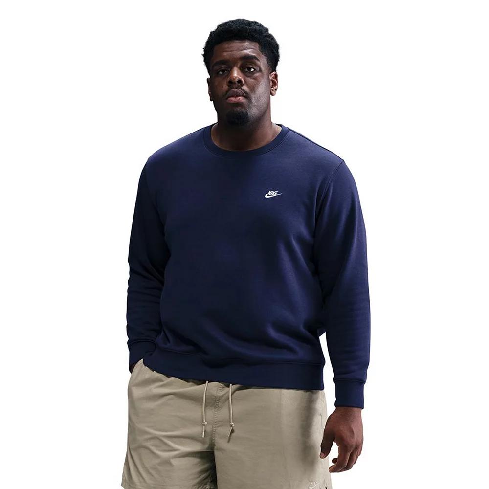 Men's Nike Club Brushed Fleece Crewneck Sweatshirt,  Product Image