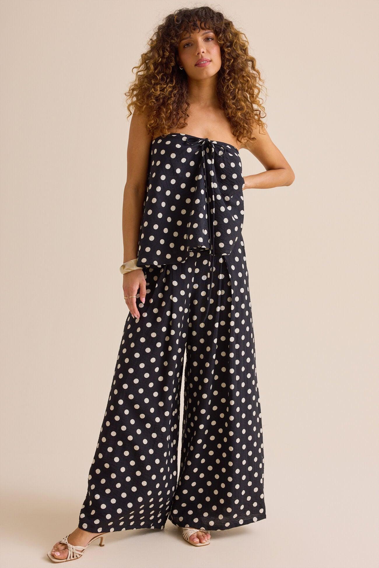 Veda Polka Dot Tube Top Product Image