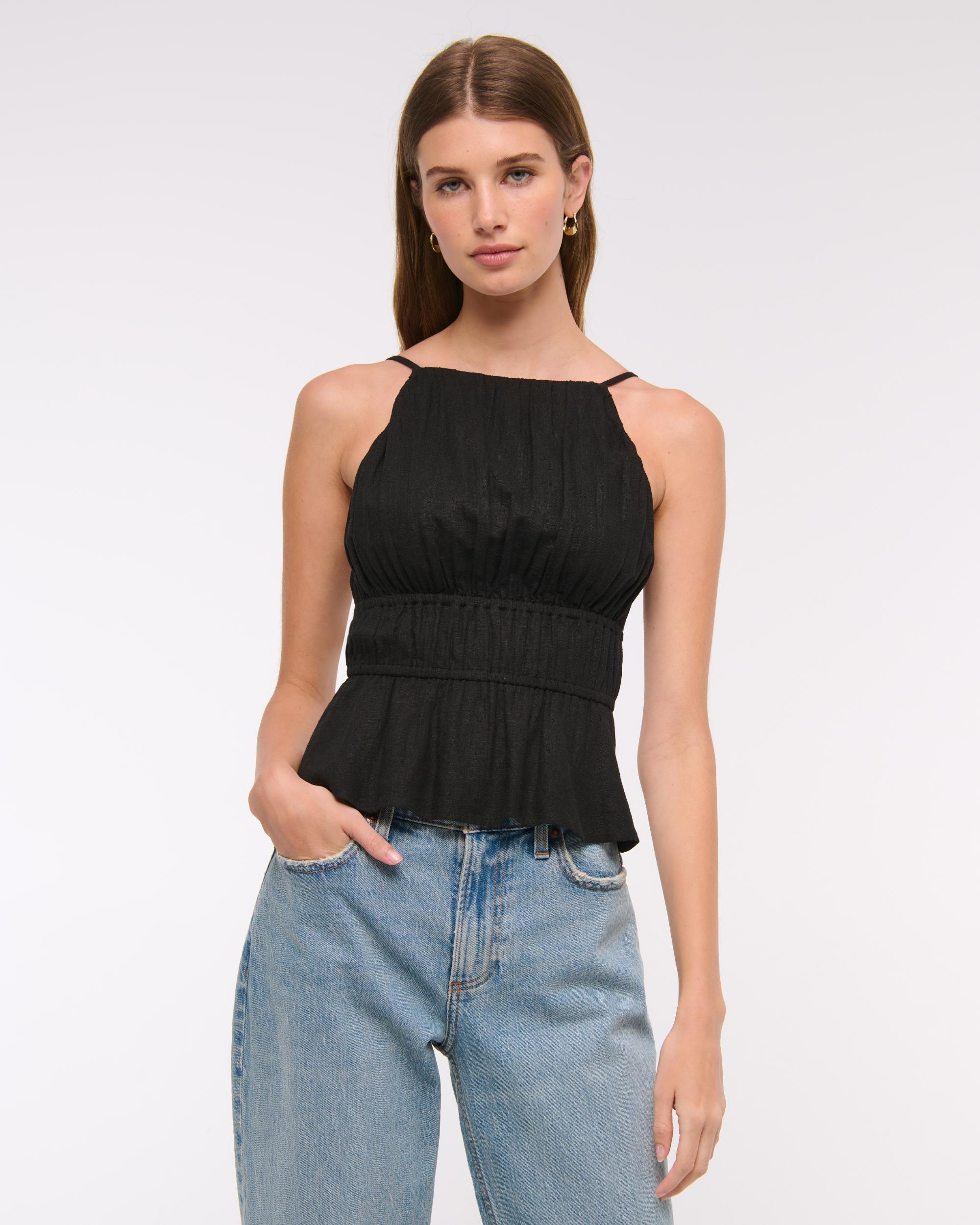 Smocked Halter Top Product Image