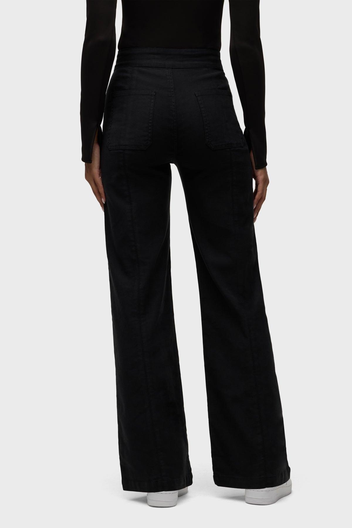 Tie Waist Pintucked Trouser Pant Female Product Image