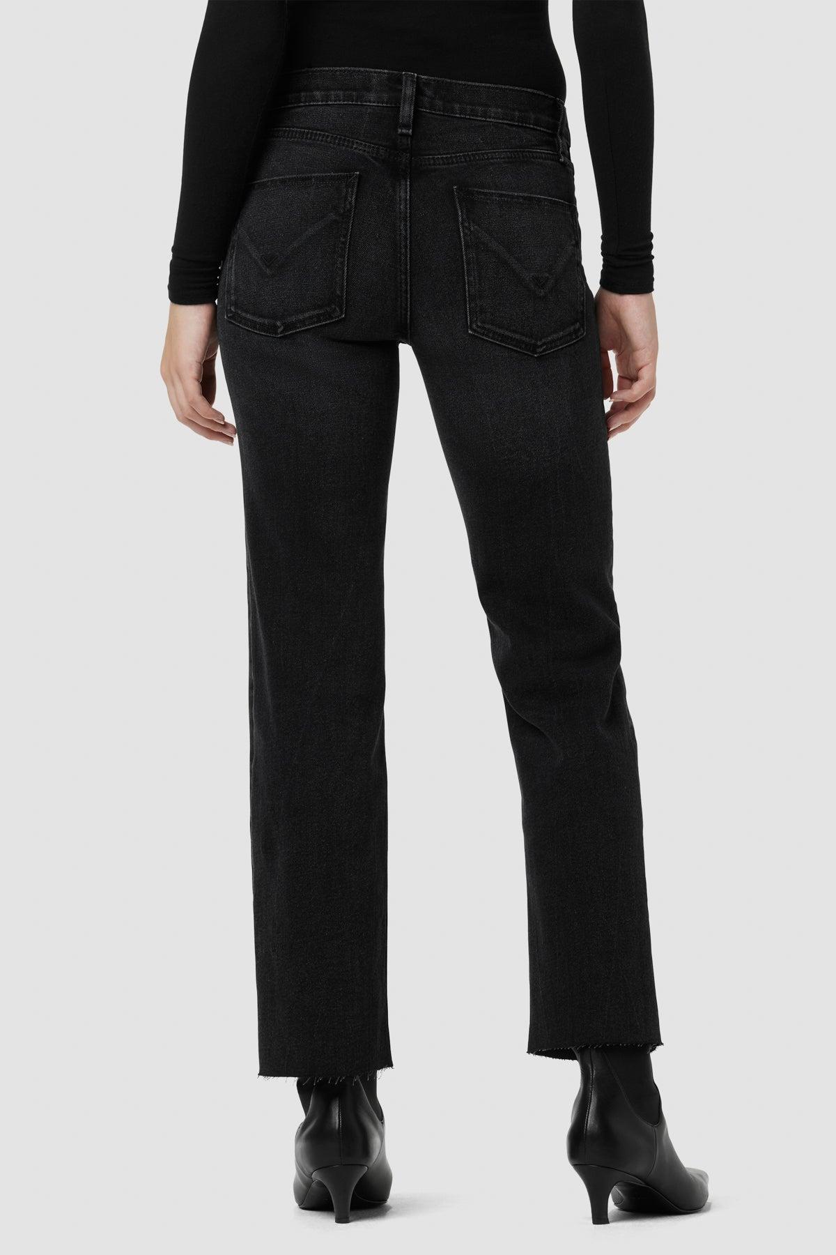 Barbara High-Rise Baby Bootcut Jean w/ Slit Hem Baby Product Image