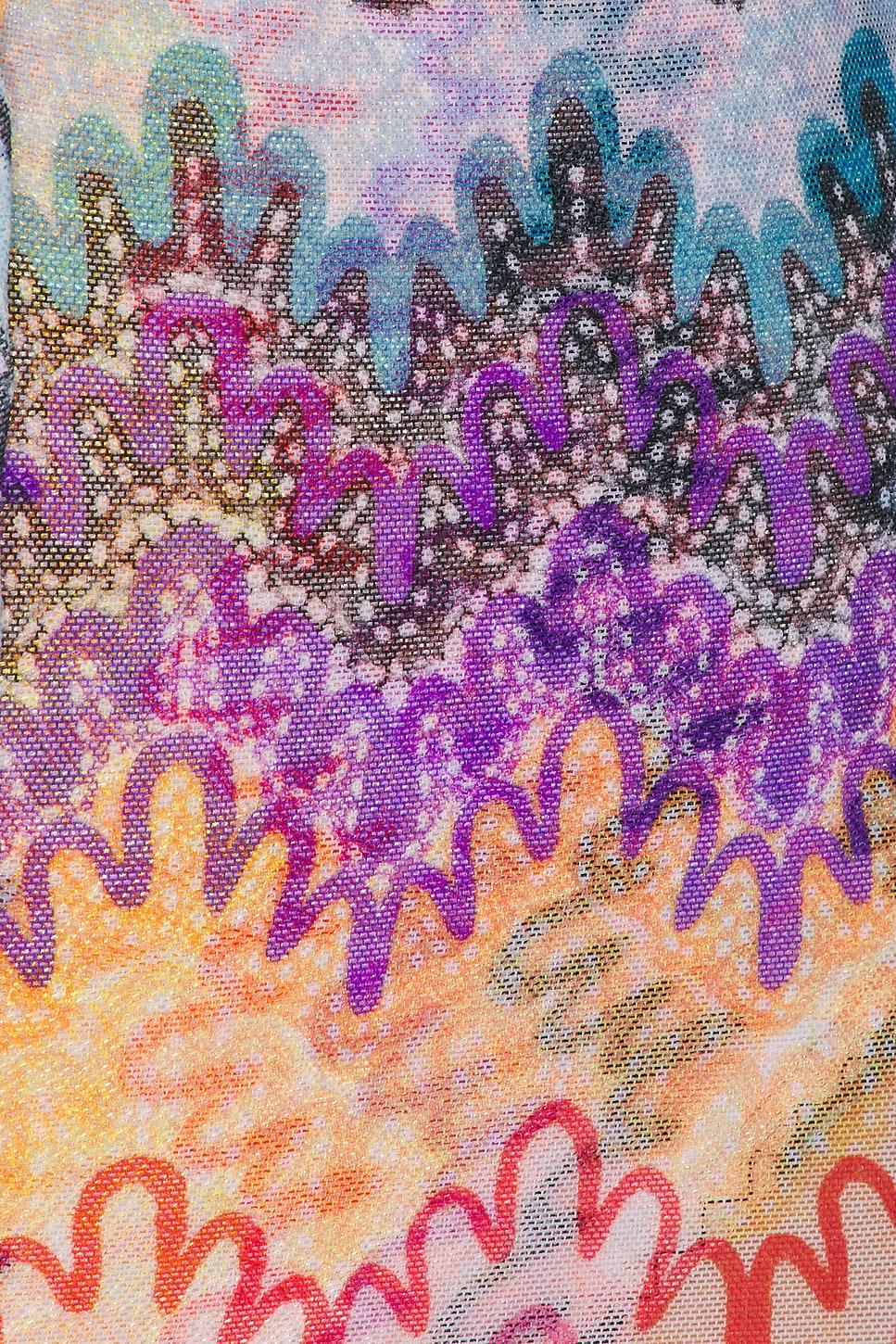 Zig Zag Tie Long Cover Up Dress Product Image