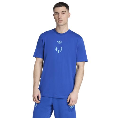 adidas Mens adidas Messi T-Shirt - Mens Team Royal Blue Product Image