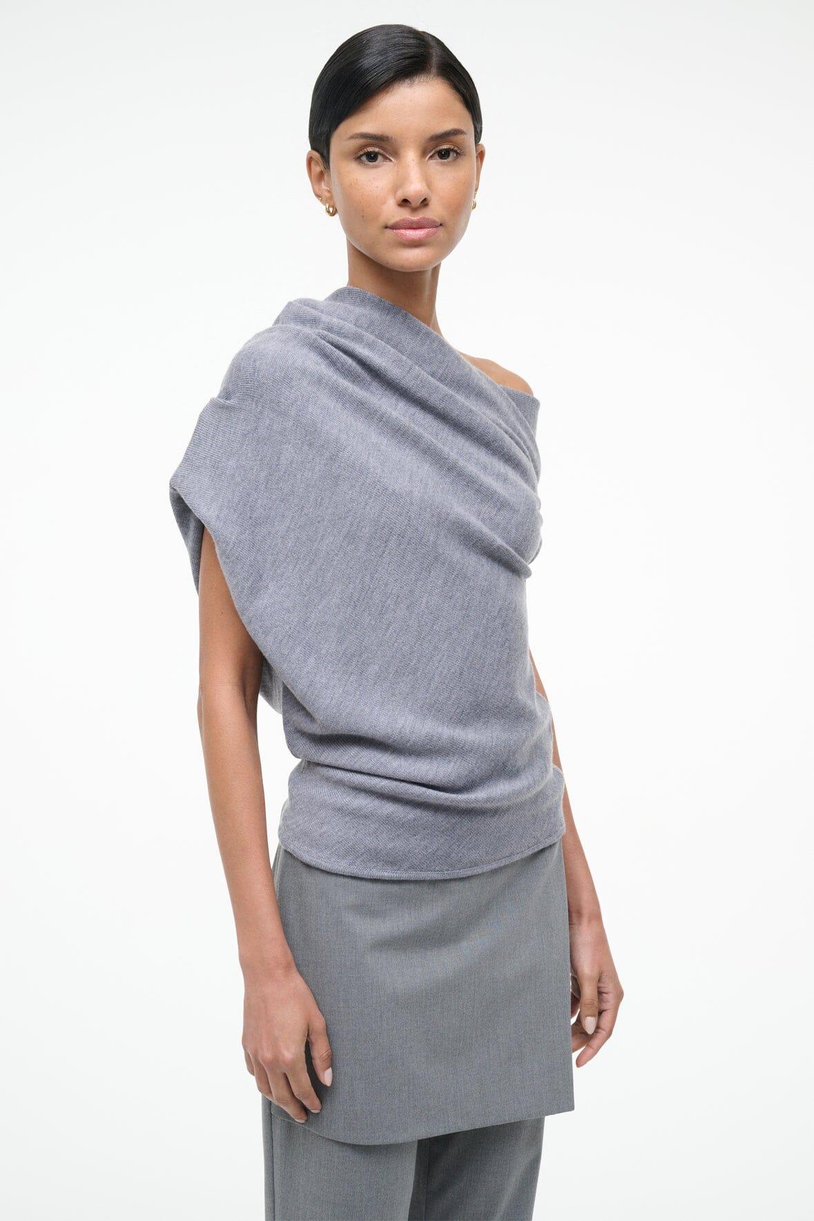MABEL SWEATER | HEATHER GREY Product Image