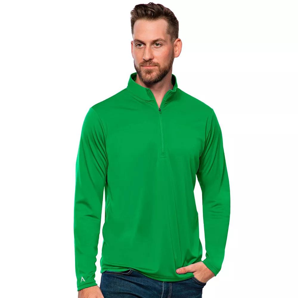 Men's Antigua Blank Tribute Quarter Zip Pullover,  Product Image