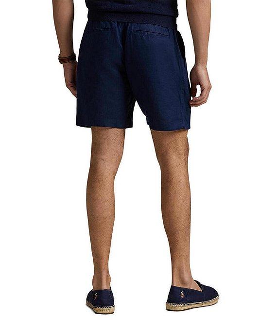 Polo Ralph Lauren Prepster Linen 6#double; Inseam Shorts Product Image