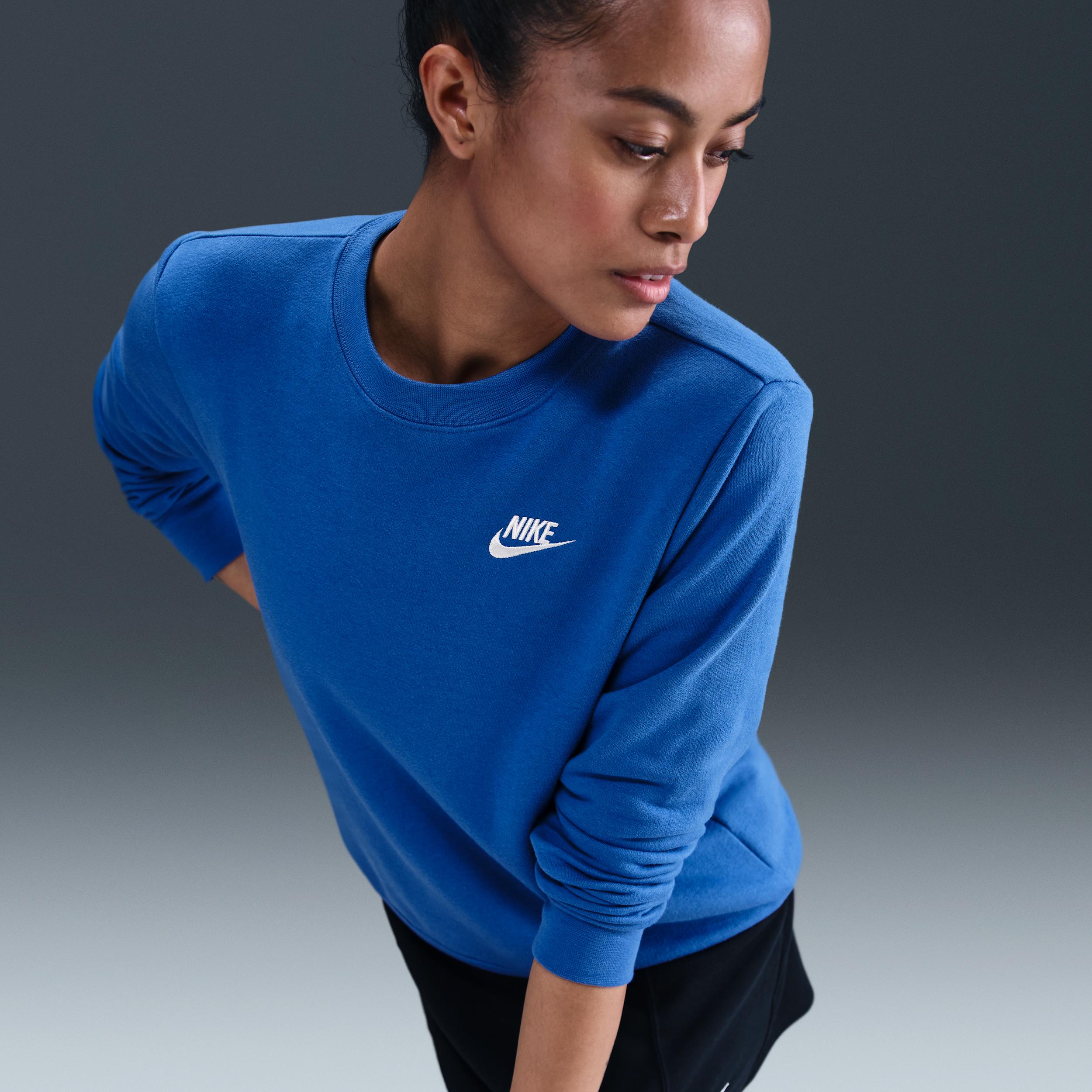 Women's Nike Sportswear Club Fleece Crew-Neck Sweatshirt Product Image