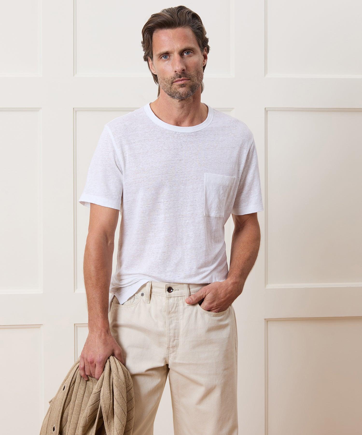 Linen Pocket Tee Product Image