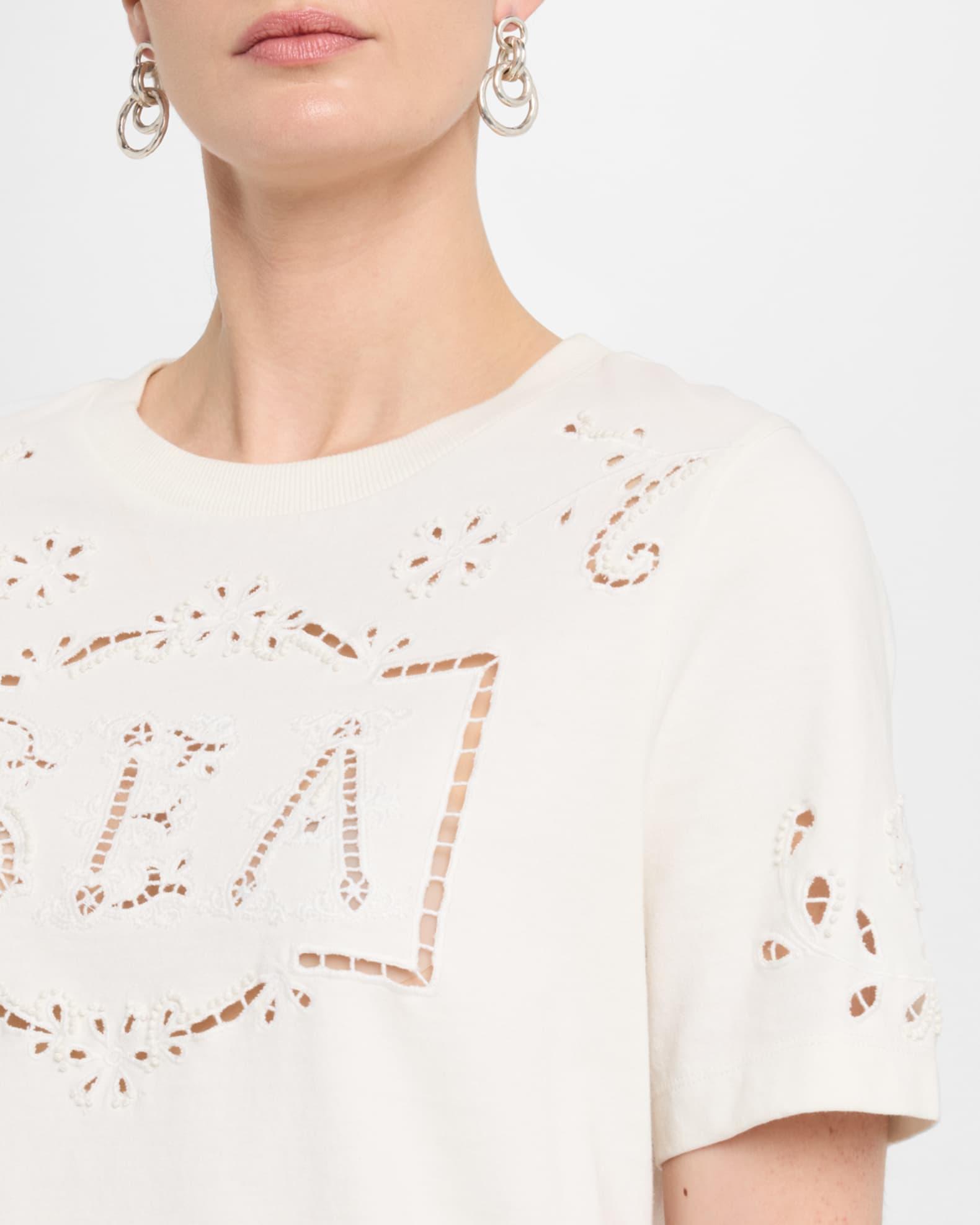 Marie Embroidered T-Shirt Product Image