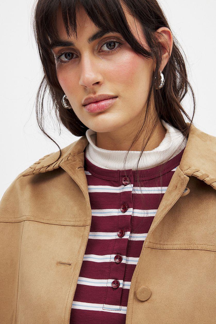 Button Long Sleeve Top Product Image