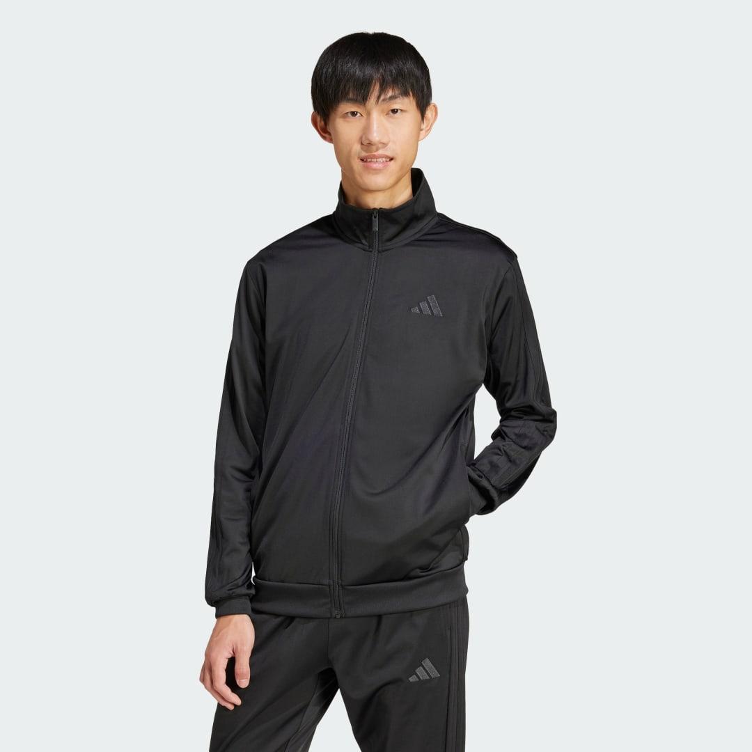 Men's adidas 3-Stripes Tricot Regular Sportswear Track Jacket,  Product Image